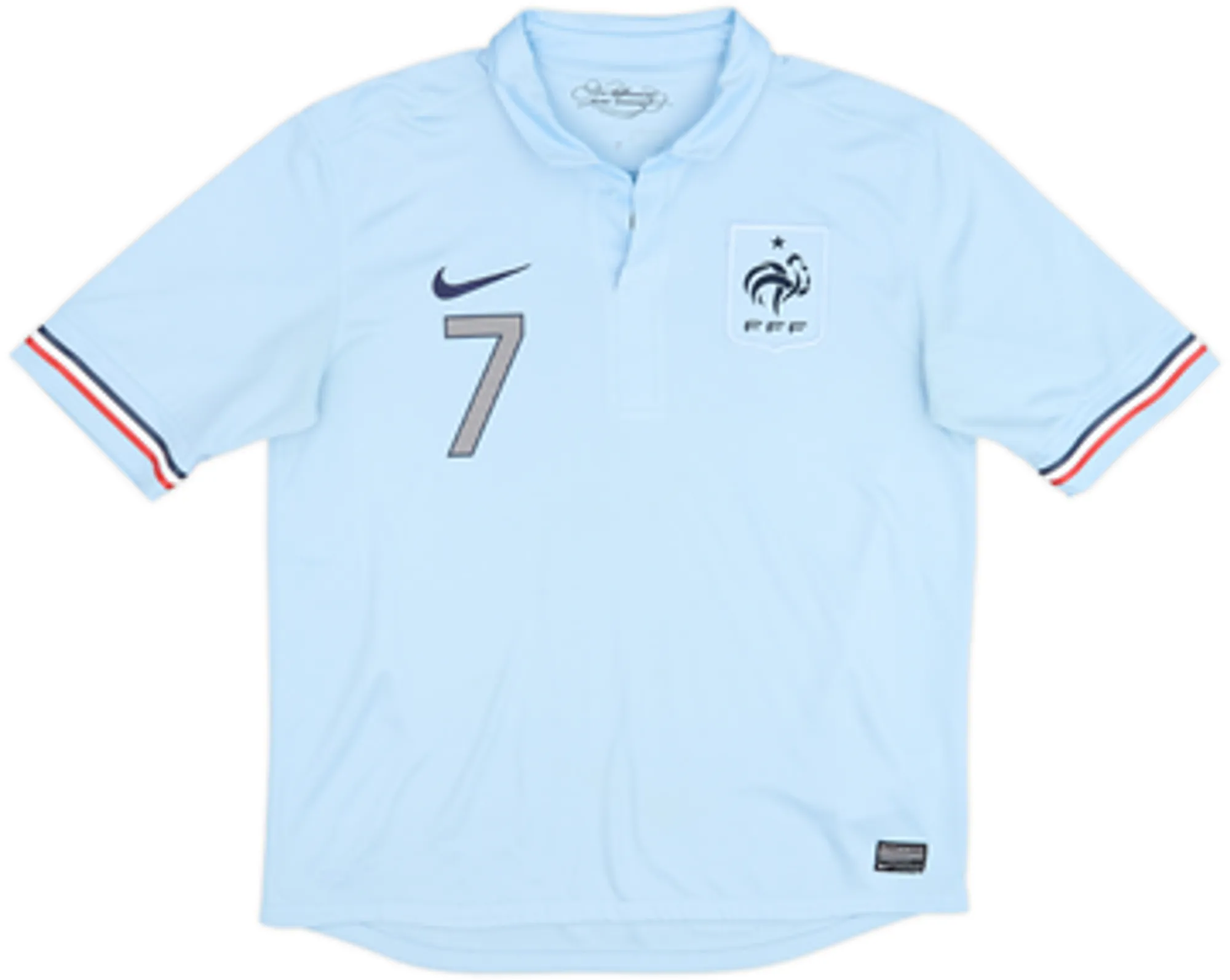 2013-14 France Away Shirt Ribery #7 - 7/10 - (M)