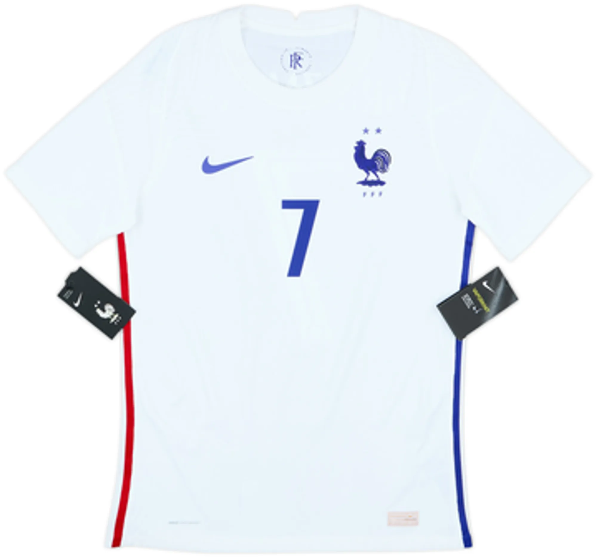 2020-21 France Authentic Away Shirt Griezmann #7 (S)