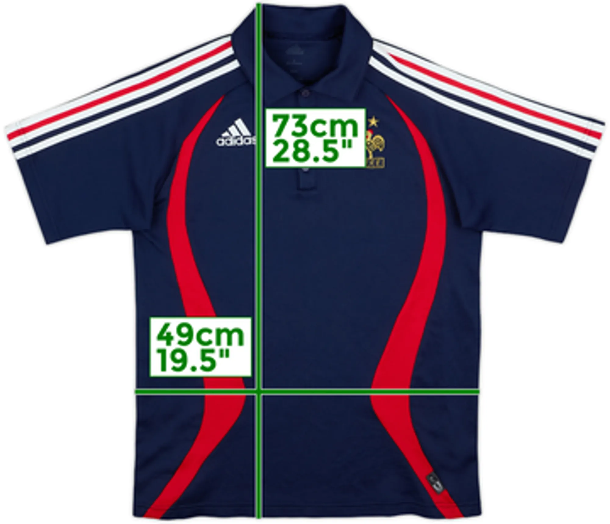 2006-07 France adidas Polo Shirt - 8/10 - (M)