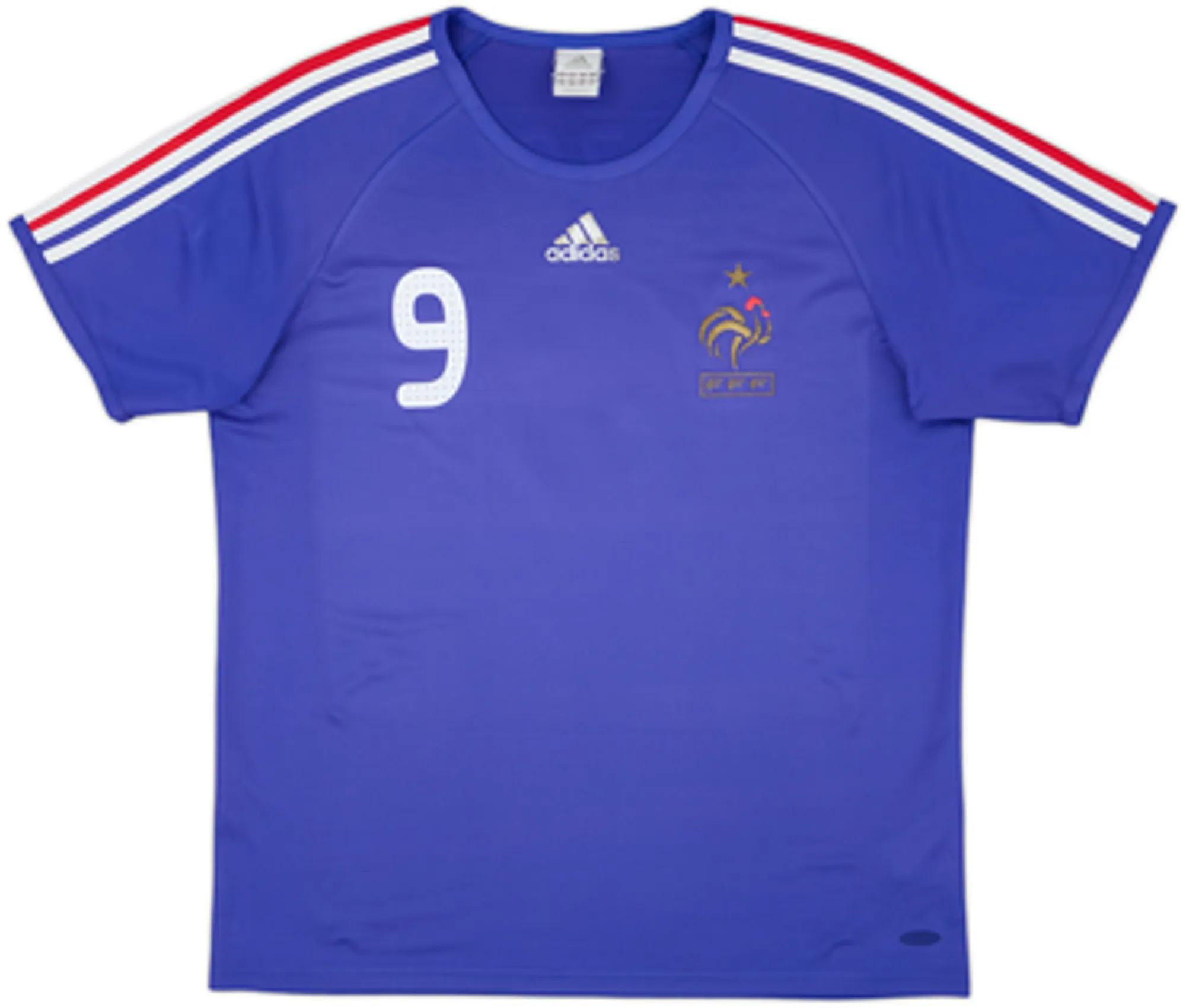 2007-08 France Basic Home Shirt Benzema #9 - 5/10 - (M)