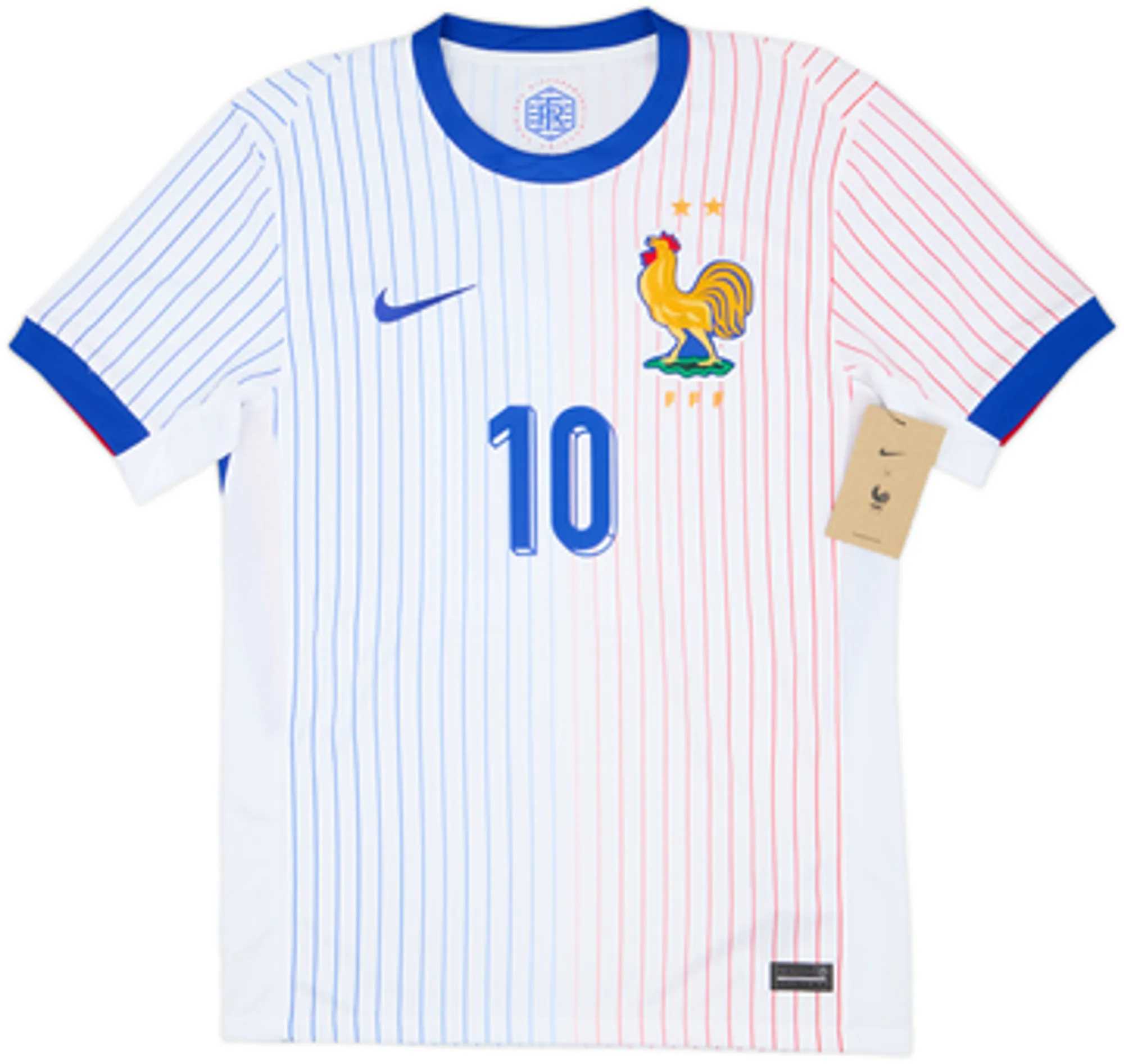 2024-25 France Away Shirt Mbappe #10 (S)