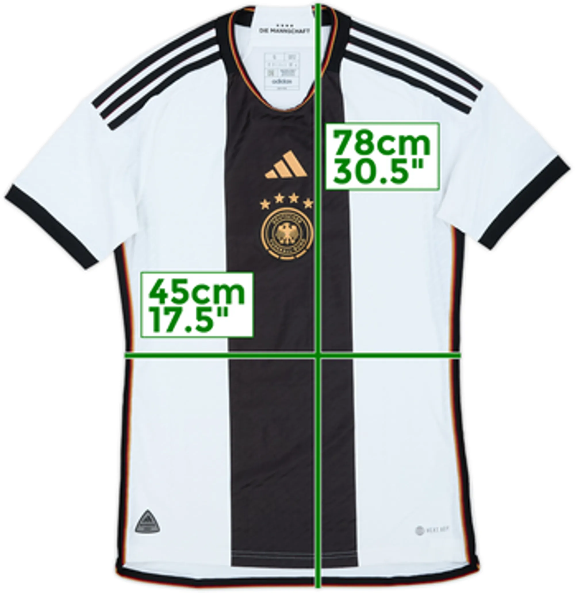 2022-23 Germany Authentic Home Shirt - 8/10 - (S)