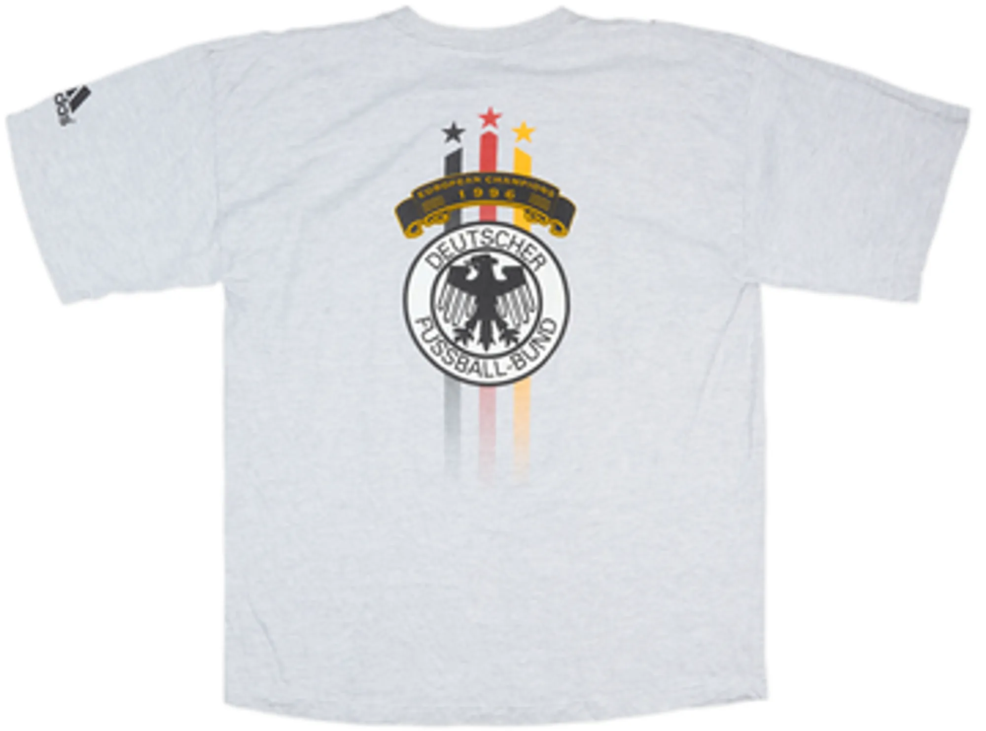 1996 Germany adidas 'European Champions' Cotton Tee - 9/10 - (XL)