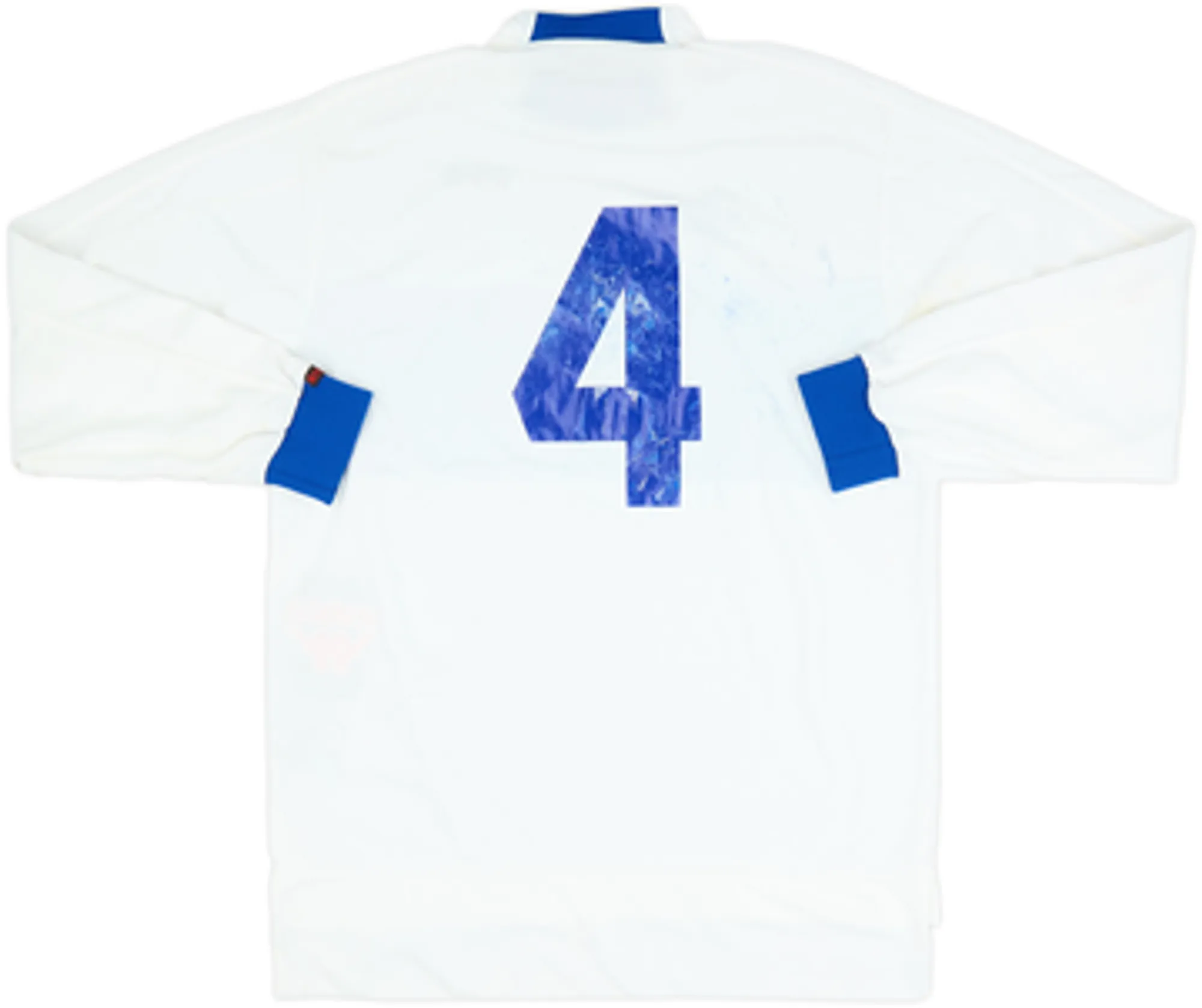 1998-00 Italy Player Issue Away L/S Shirt #4 (L)