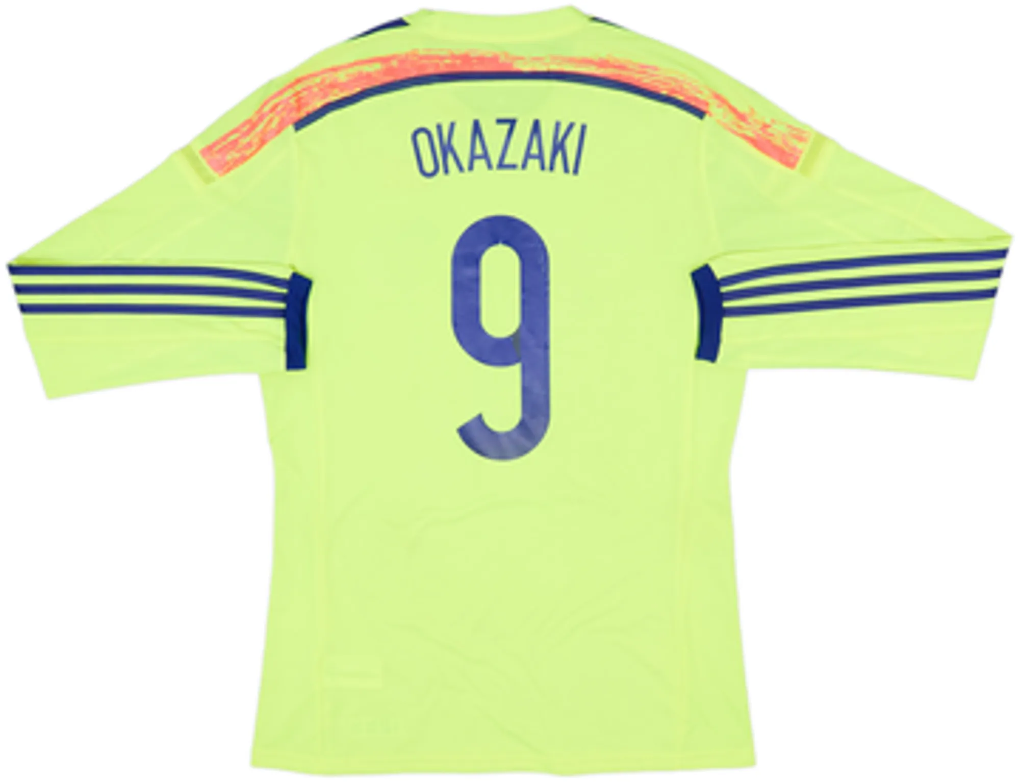 2014 Japan Authentic Away L/S Shirt & Shorts Okazaki #9 - 6/10 - (M)