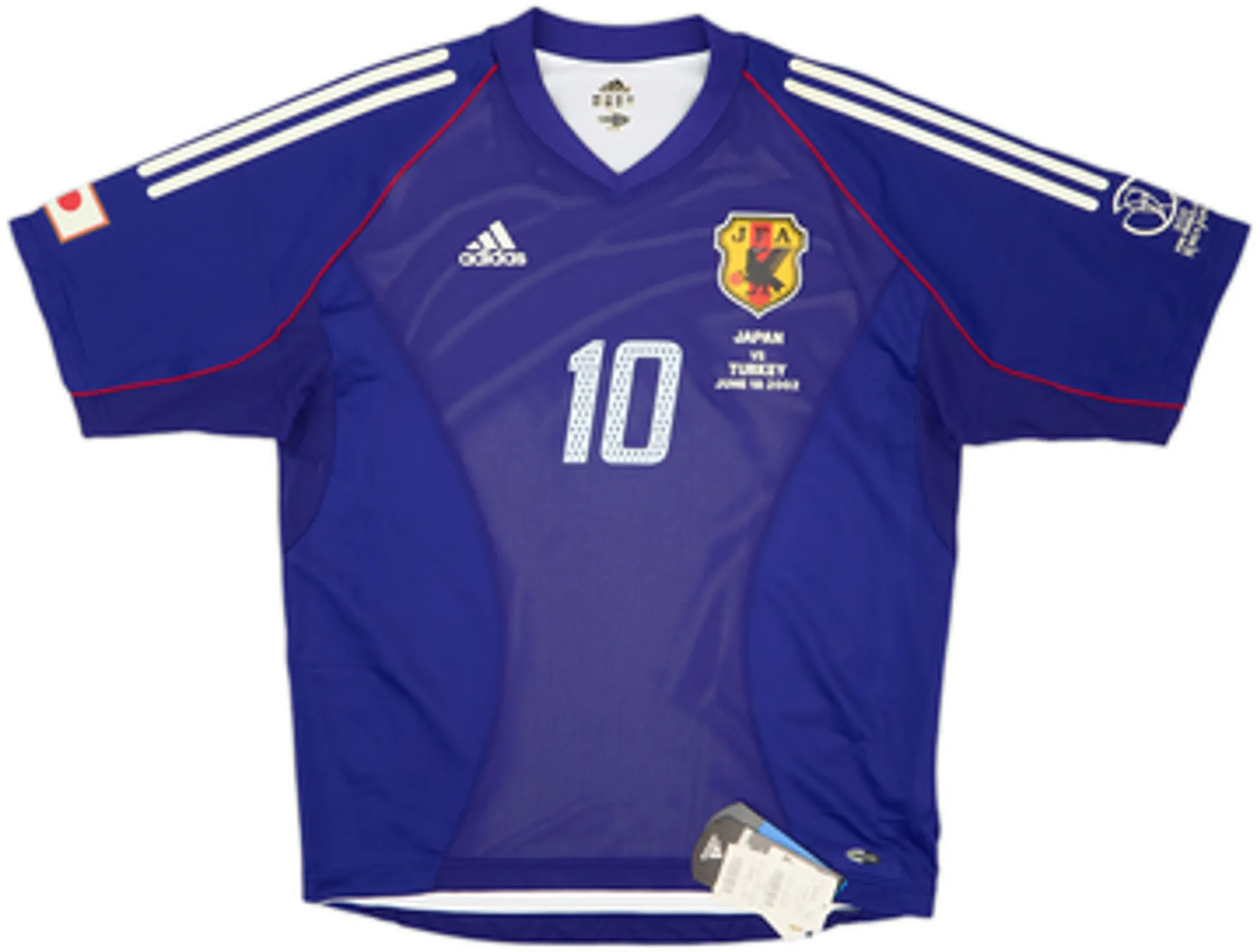 2002-04 Japan Player Issue 'vs Turkey' Home Shirt Nakamura #10 (L)