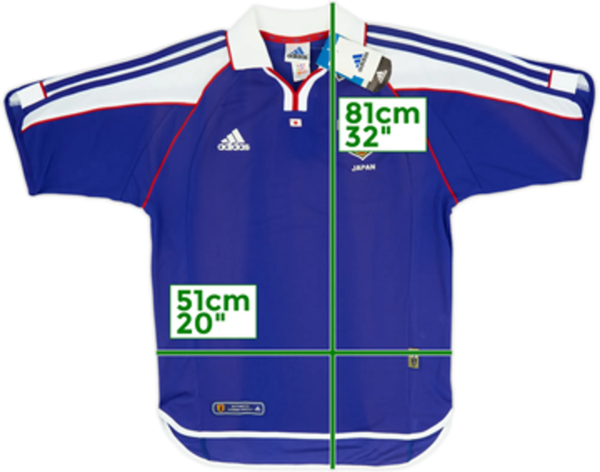 2000-01 Japan Home Shirt (L)