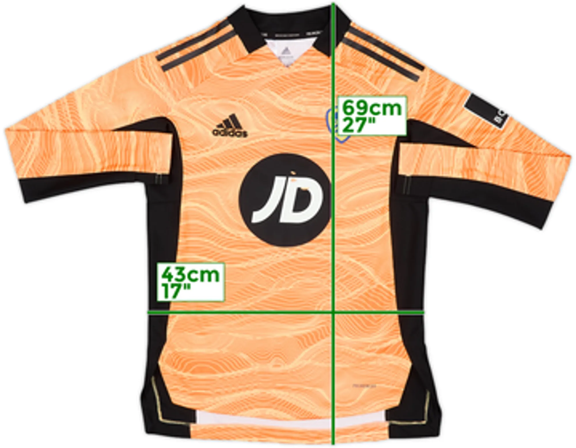 2020-21 Leeds United GK Shirt - 5/10 - (L.Boys)