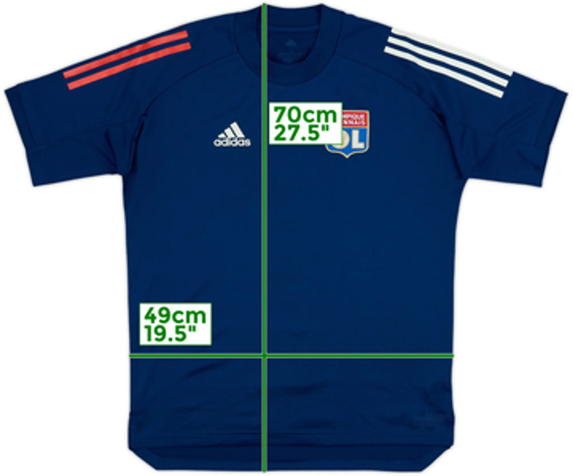 2020-21 Lyon adidas Training Shirt - 10/10 - (S)
