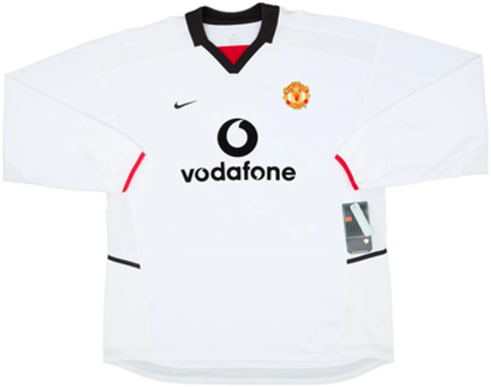 2002-03 Manchester United Away L/S Shirt Beckham #7 (XXL)