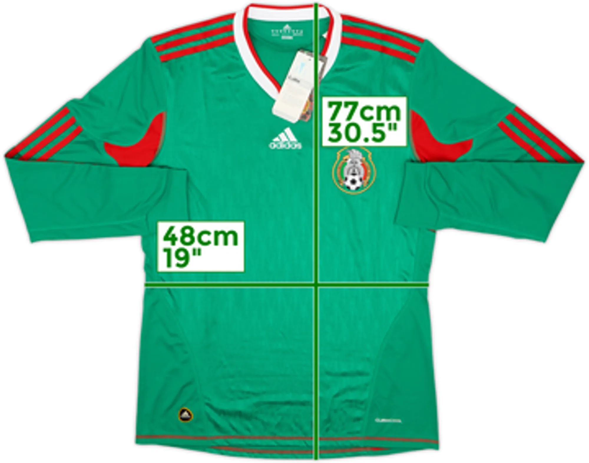 2009-11 Mexico Home L/S Shirt (M)