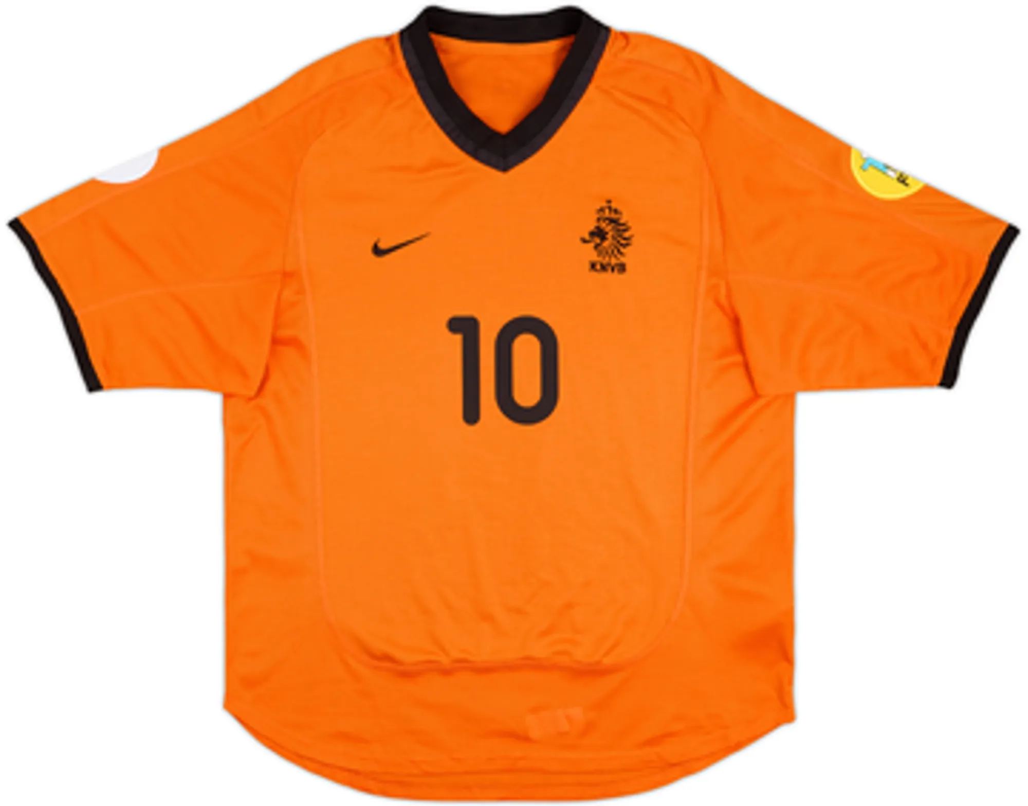 2000-02 Netherlands Home Shirt Bergkamp #10 - 9/10 - (L)