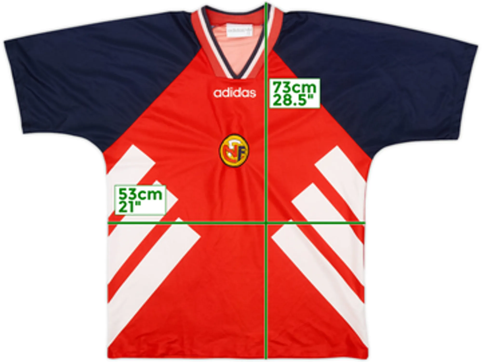 1994-96 Norway Home Shirt - 7/10 - (XL)