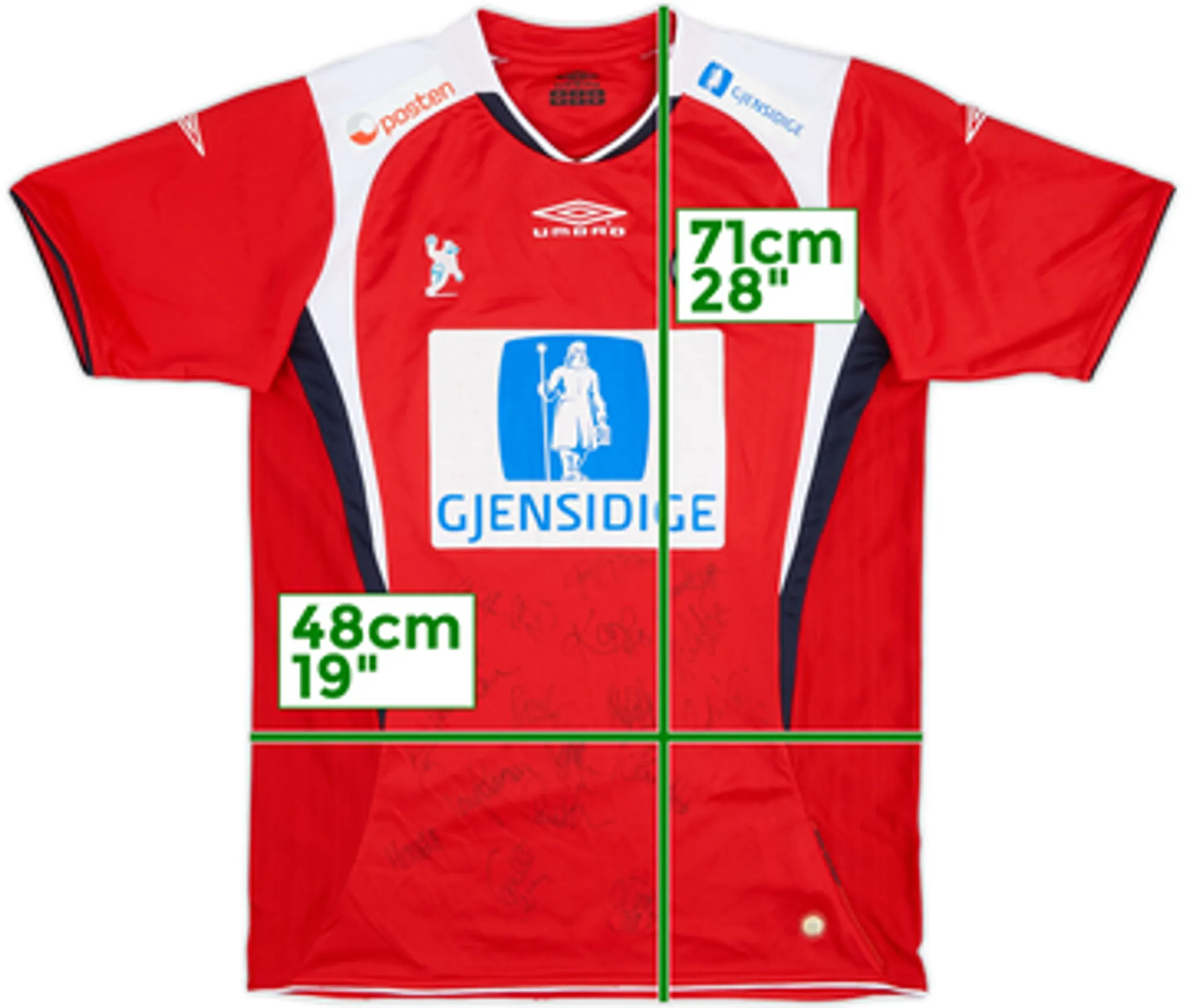 2000s Norway Handball Signed Home Shirt - 6/10 - (S)