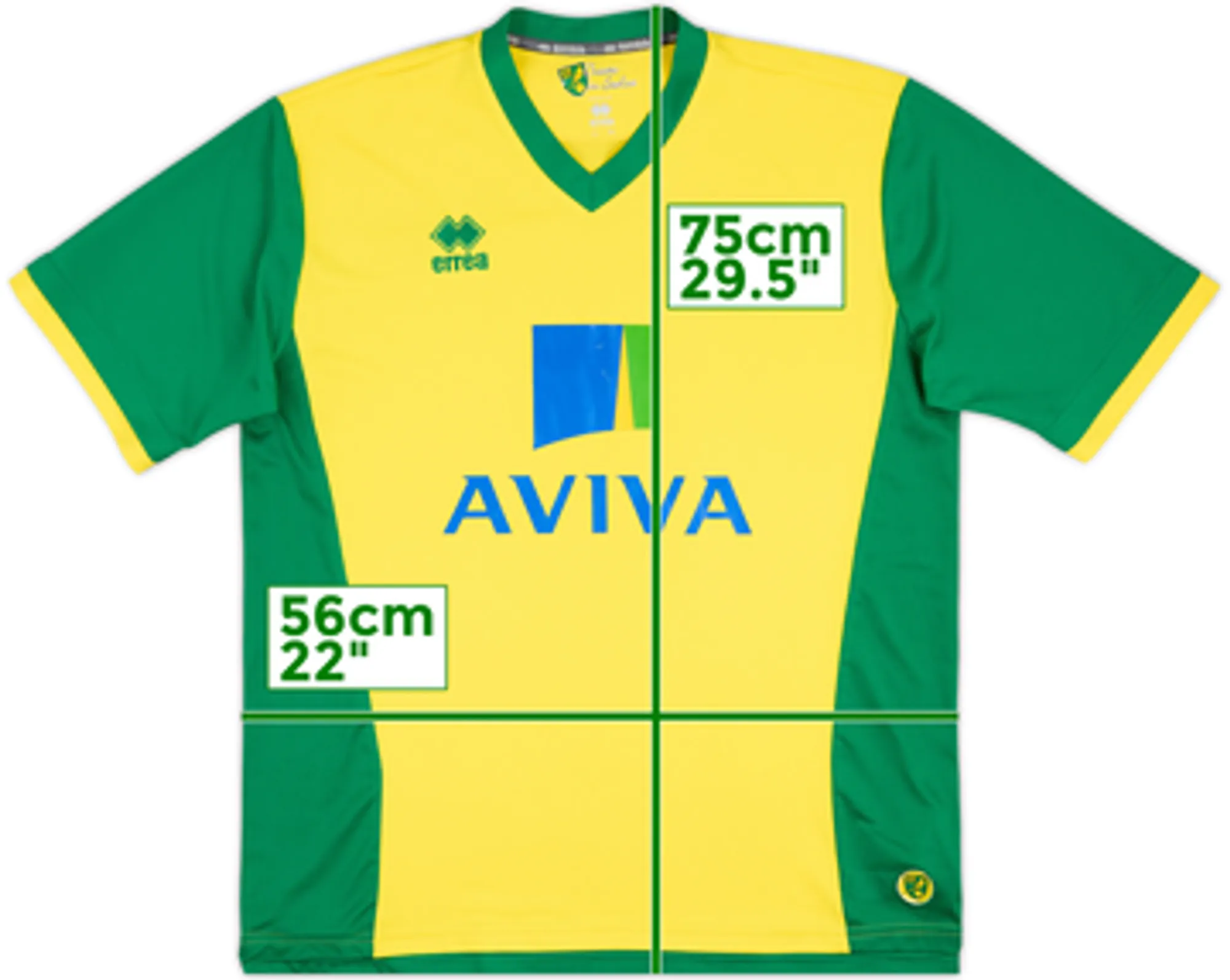 2013-14 Norwich Home Shirt - 7/10 - (XL)