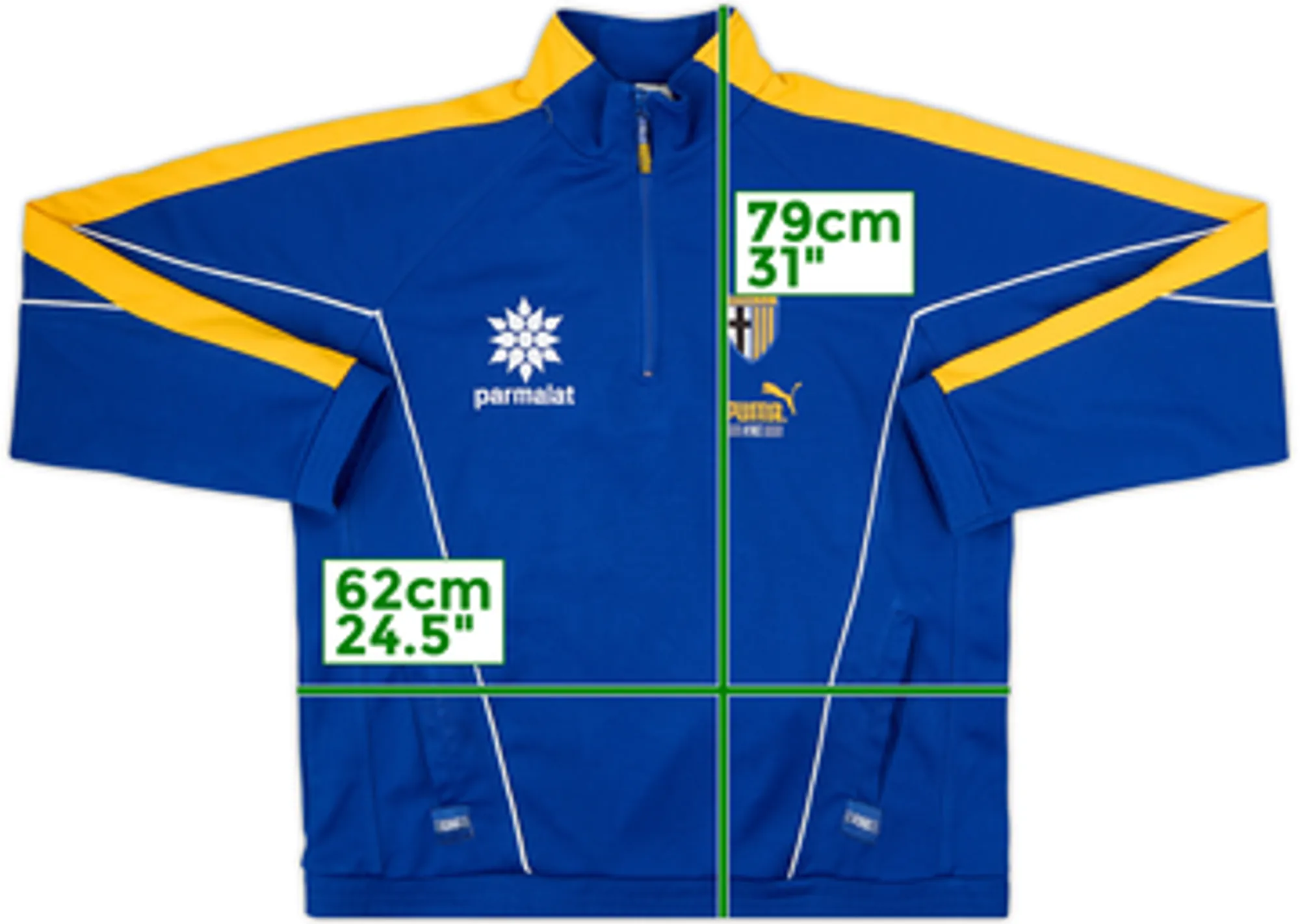 1995-96 Parma Puma Track Jacket - 8/10 - (L)