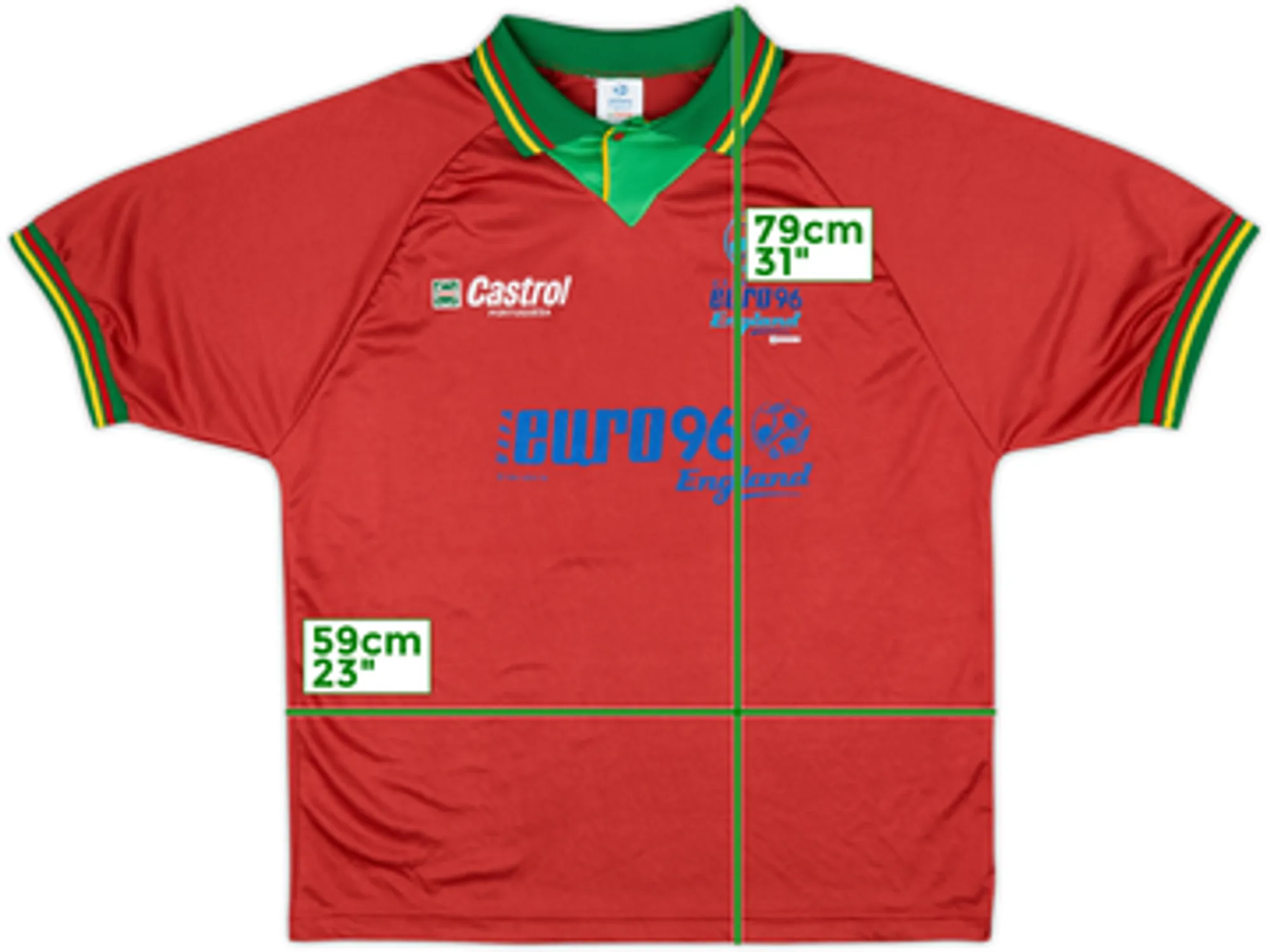 1996 Portugal Euro 96 Leisure Shirt - 9/10 - (XL)