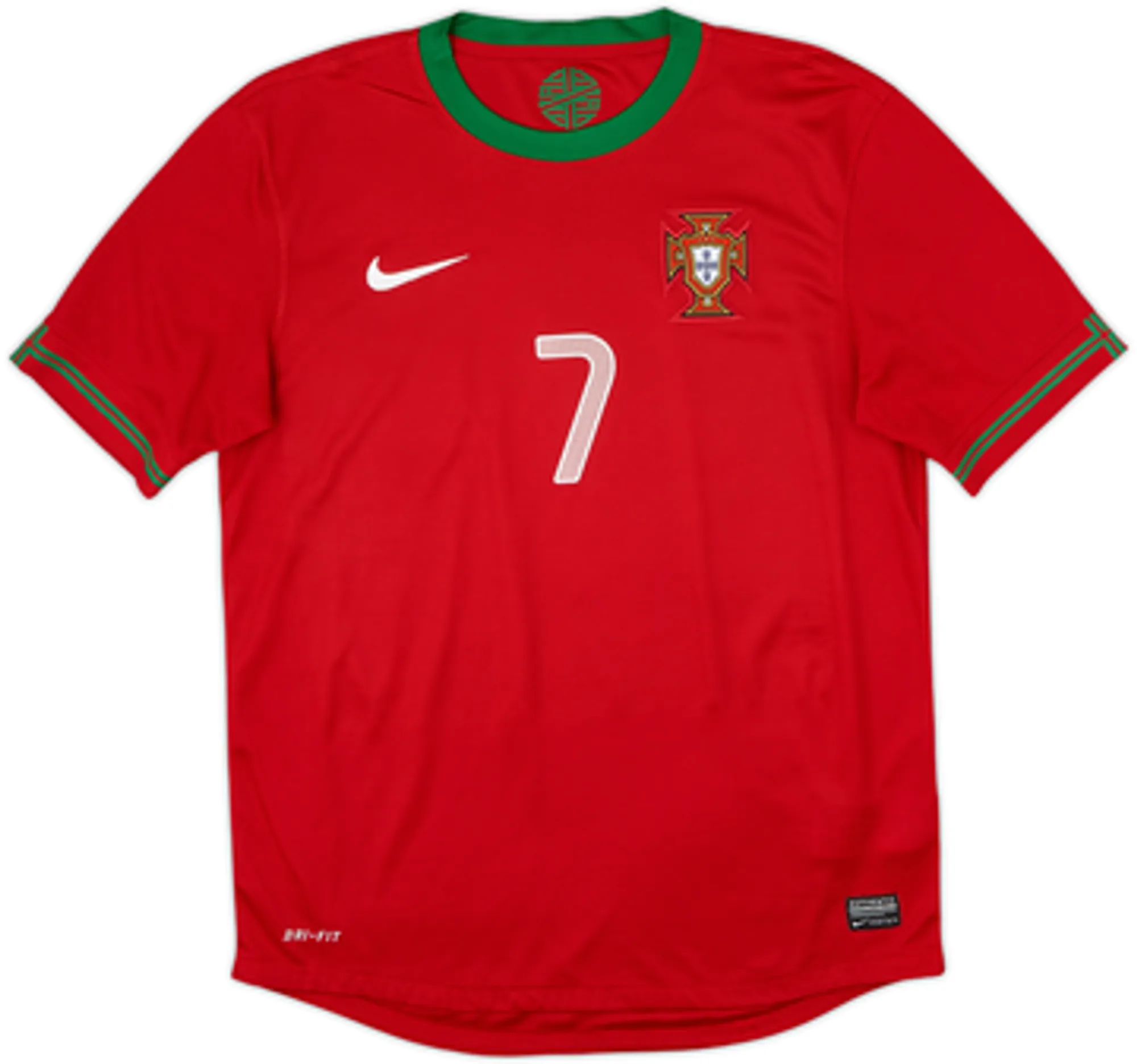 2012-13 Portugal Home Shirt Ronaldo #7 - 9/10 - (S)
