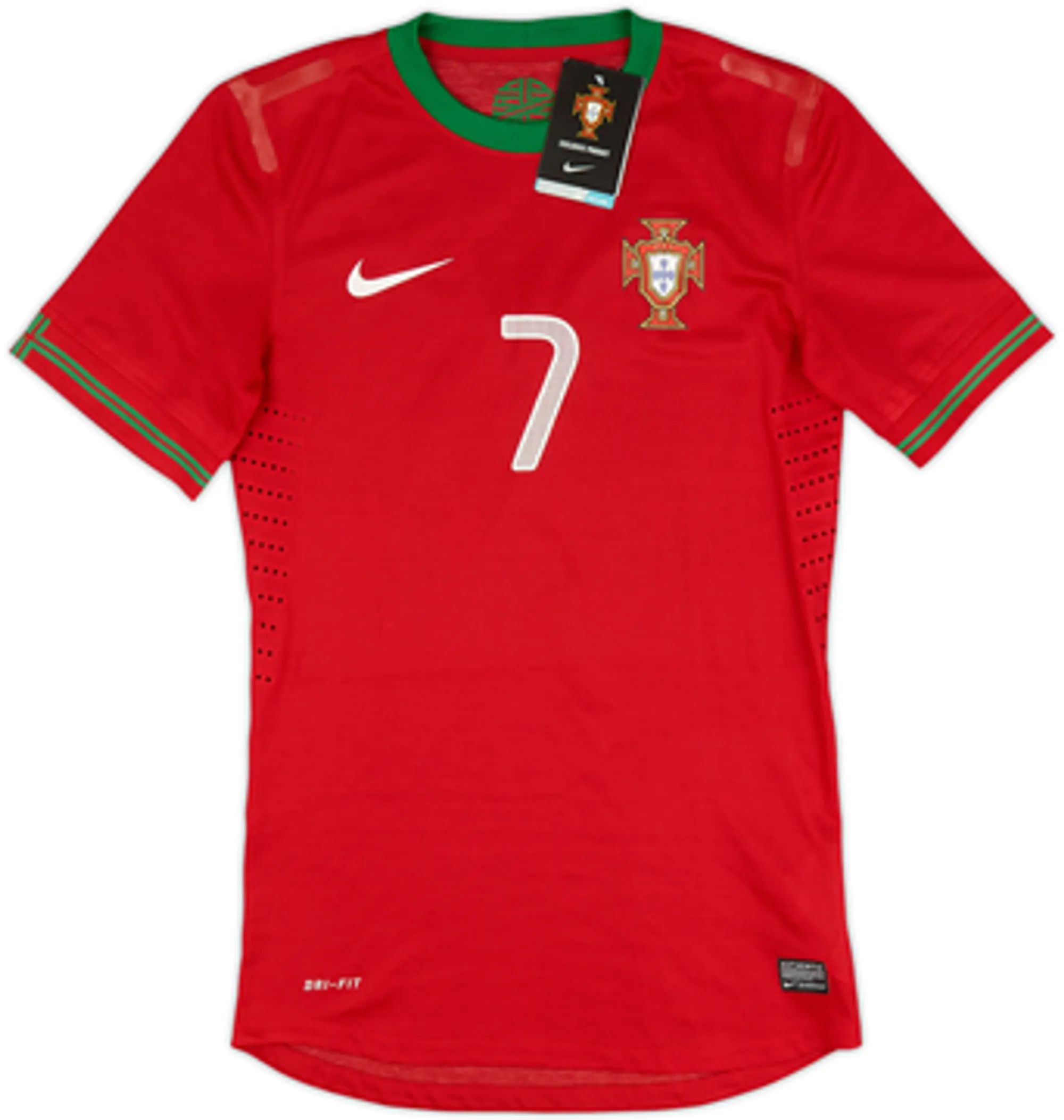 2012-13 Portugal Player Issue Home Shirt Ronaldo #7 (S)