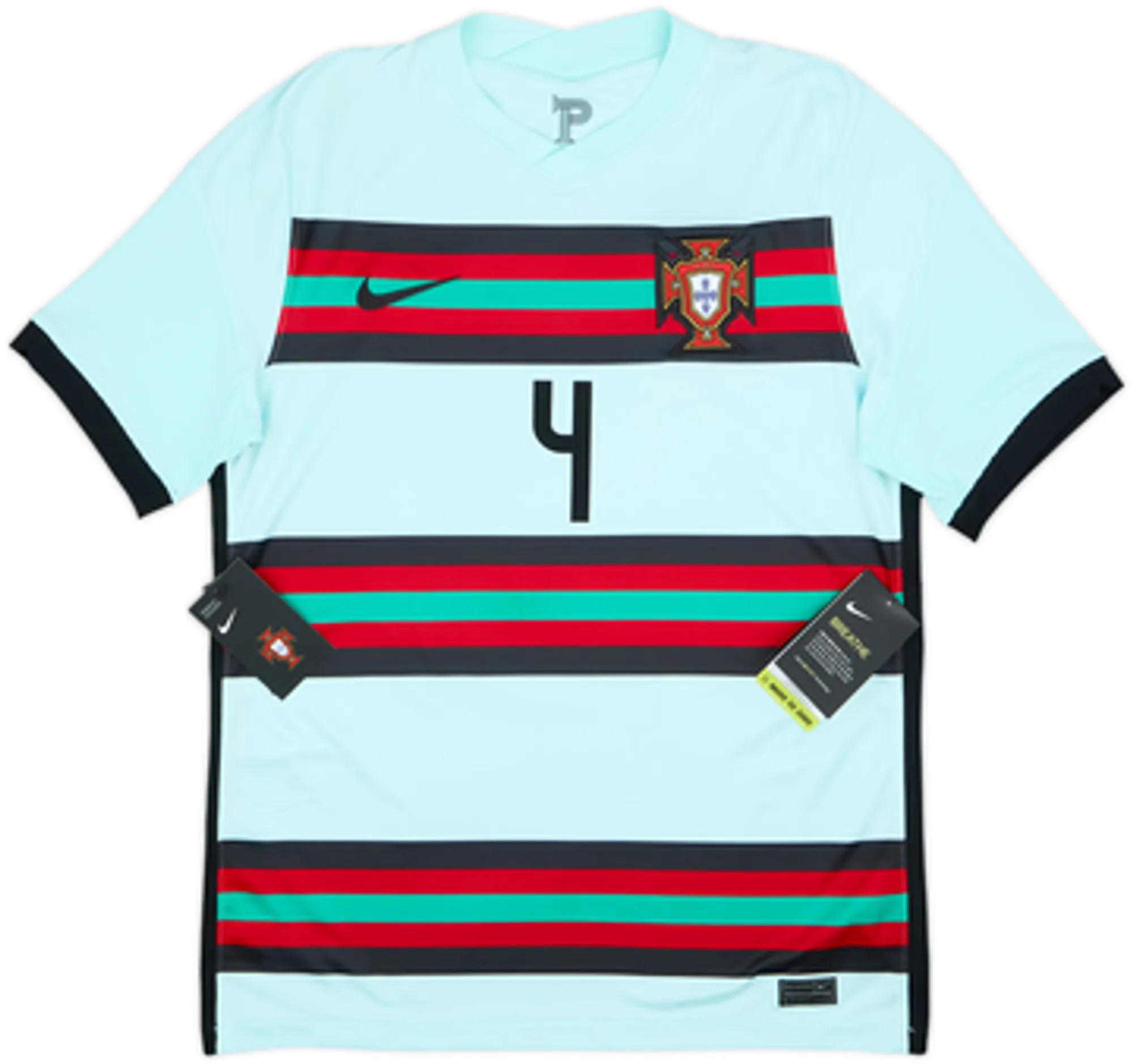 2020-22 Portugal Away Shirt Ruben Dias #4 (M)
