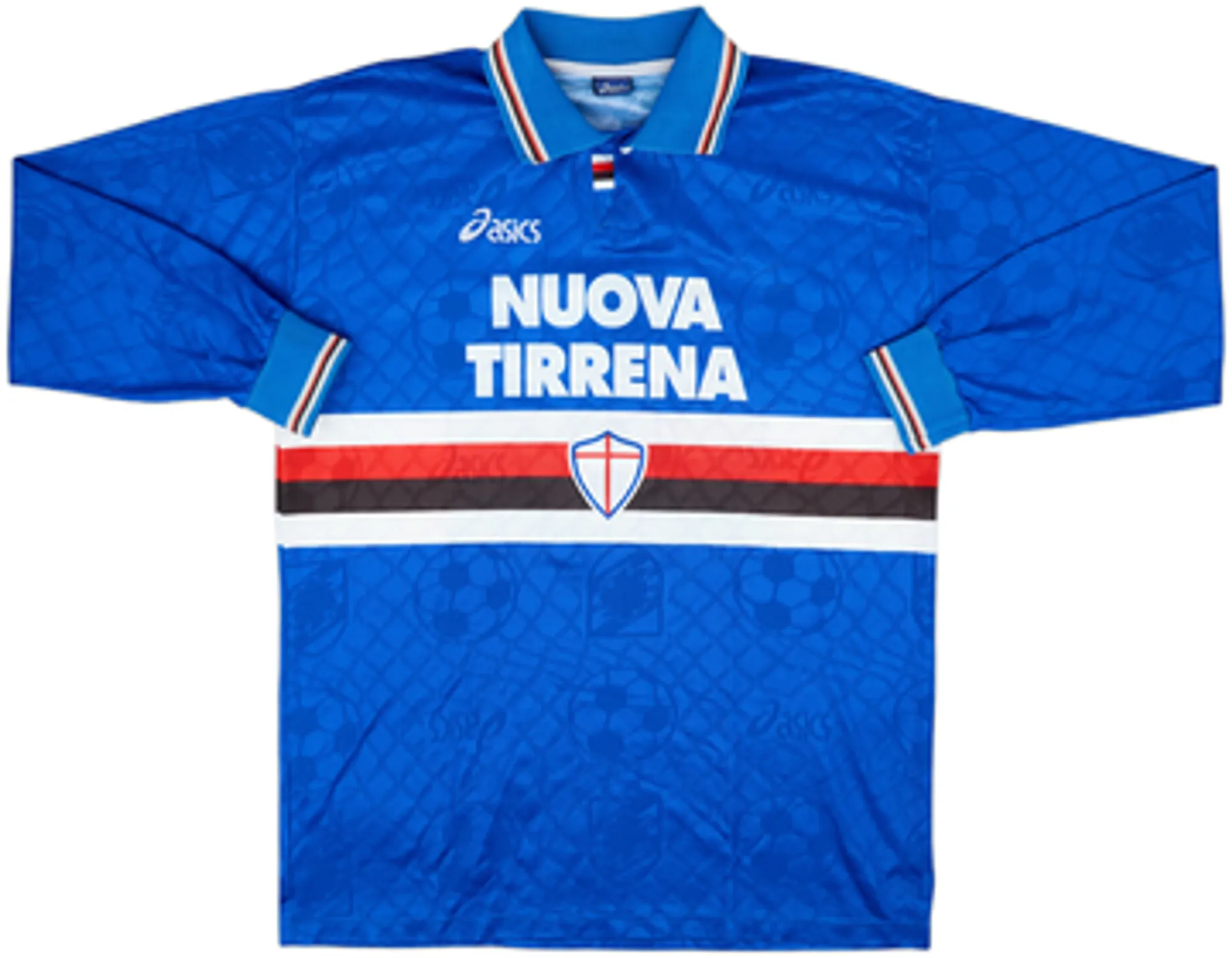 1995-96 Sampdoria Home L/S Shirt Sacchetti #9 - 9/10 - (L)