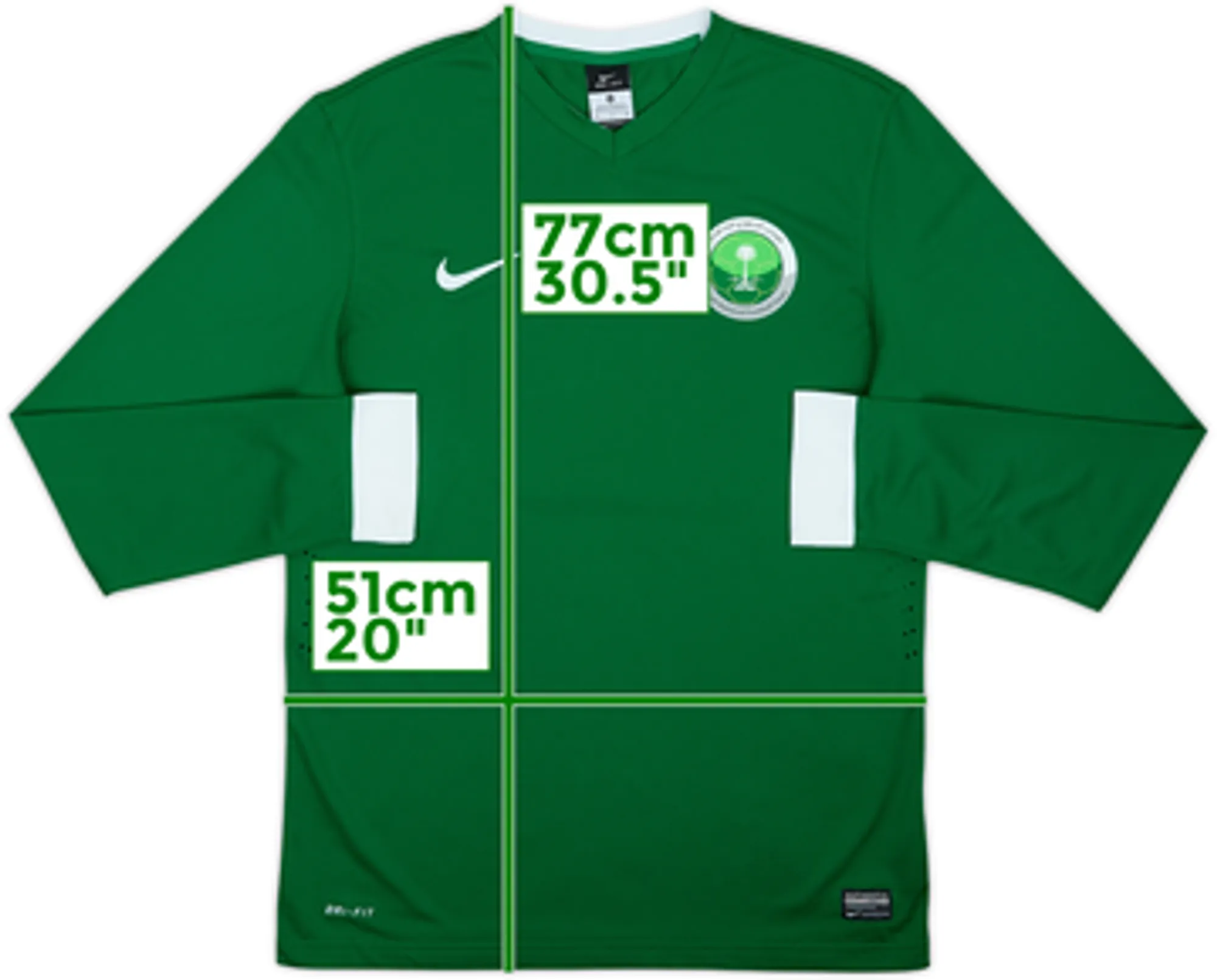 2013-14 Saudi Arabia Away L/S Shirt - 9/10 - (M)