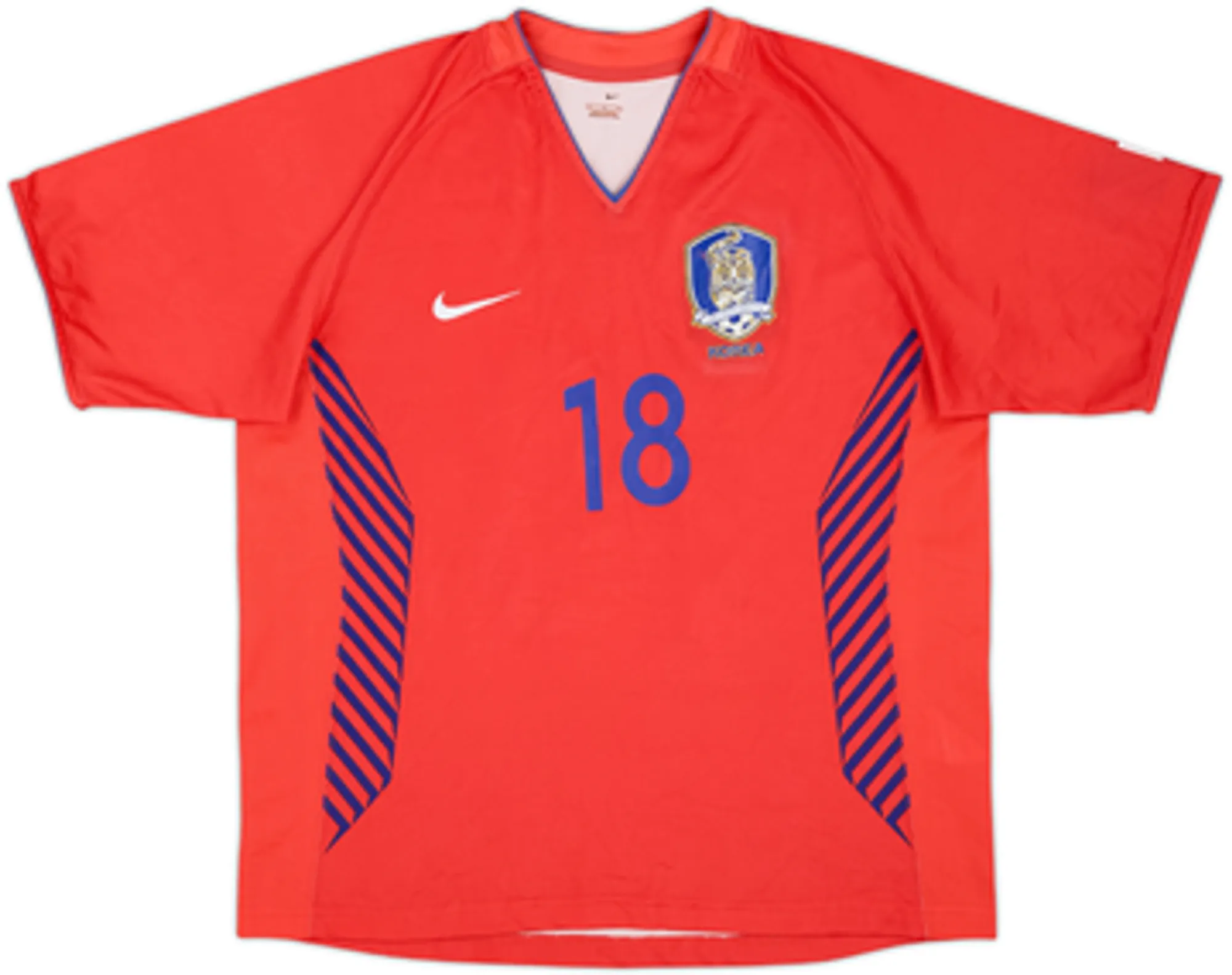 2006-08 South Korea Home Shirt Sang Sik #18 - 5/10 - (L)
