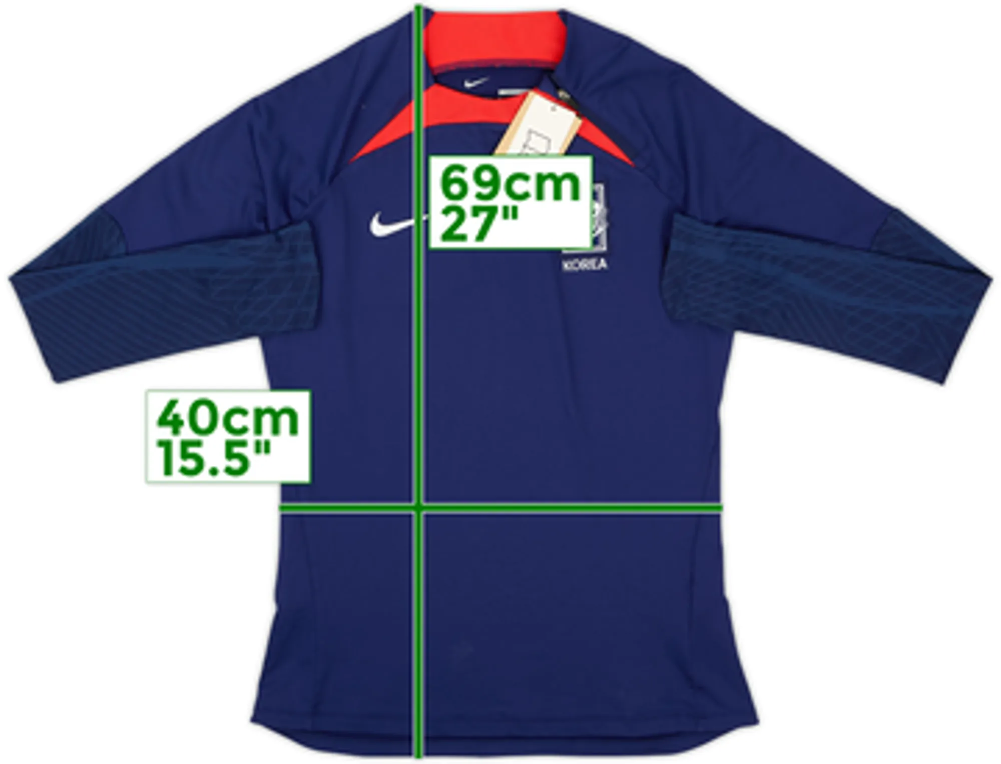 2022 South Korea Nike 1/4 Zip Drill Top (M)