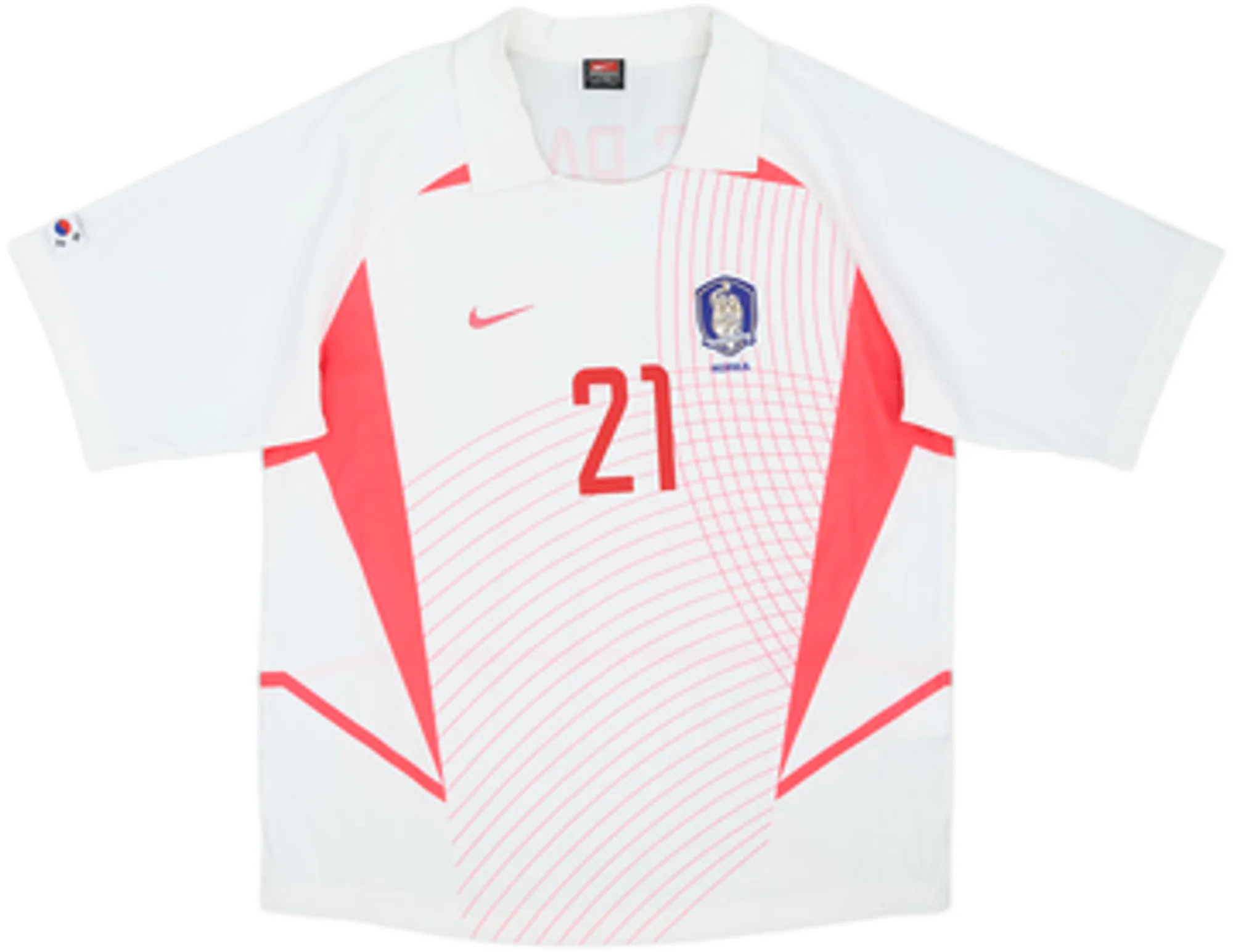 2002-03 South Korea Away Shirt J S Park #21 - 6/10 - (L)