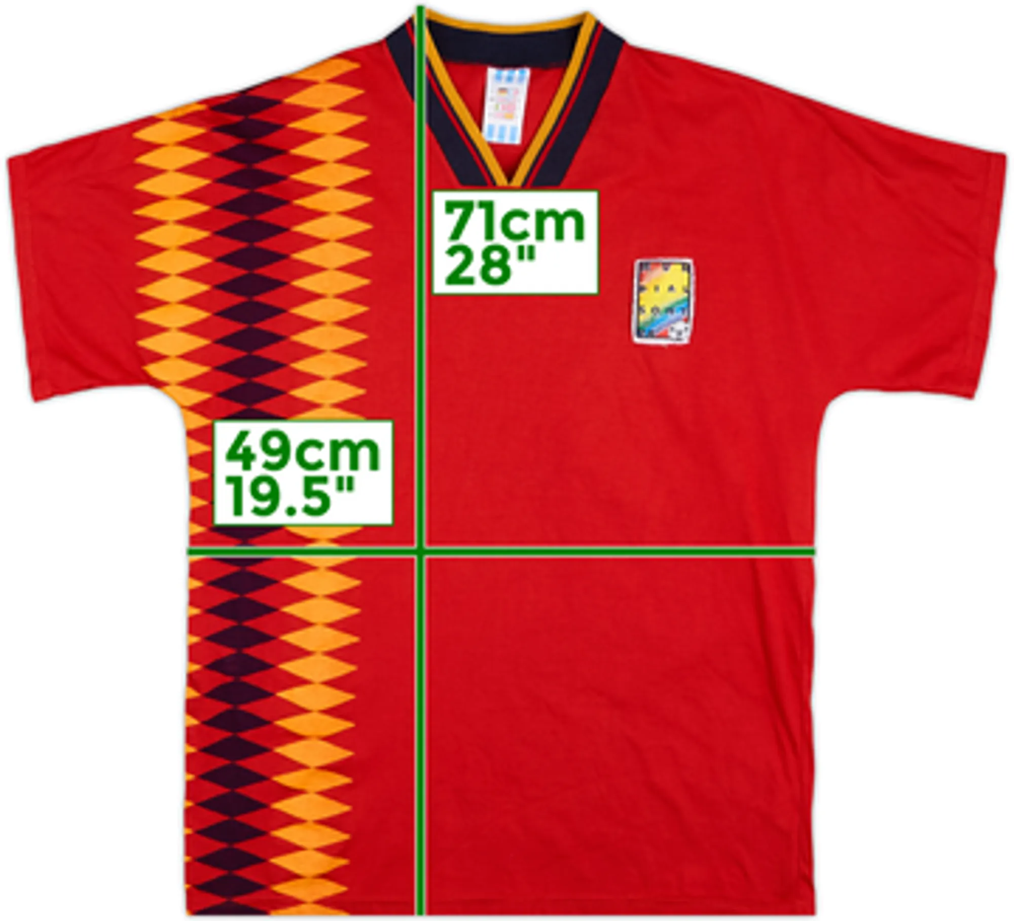 1994 Spain adidas World Cup 94 Tee - 9/10 - (L)