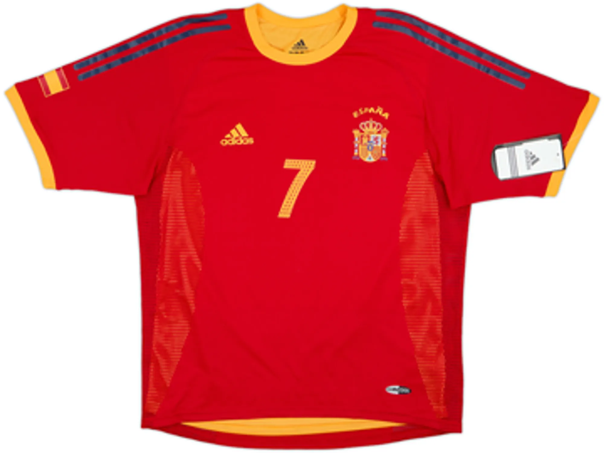 2002-04 Spain Player Issue Home Shirt Raul #7 (M)