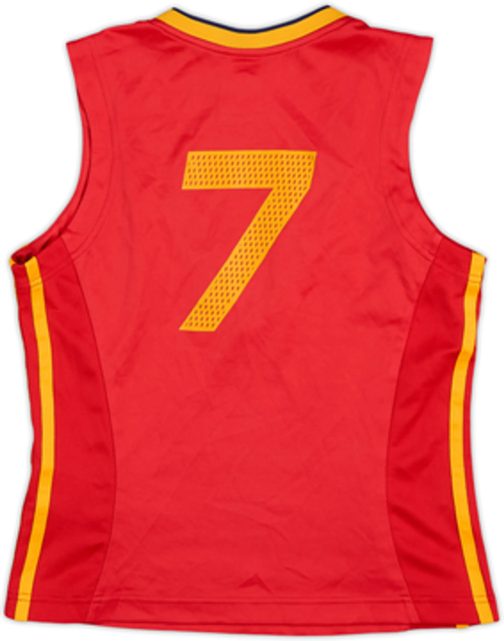 2004-06 Spain adidas Cropped Vest Shirt #7 - 9/10 - (Women's M)
