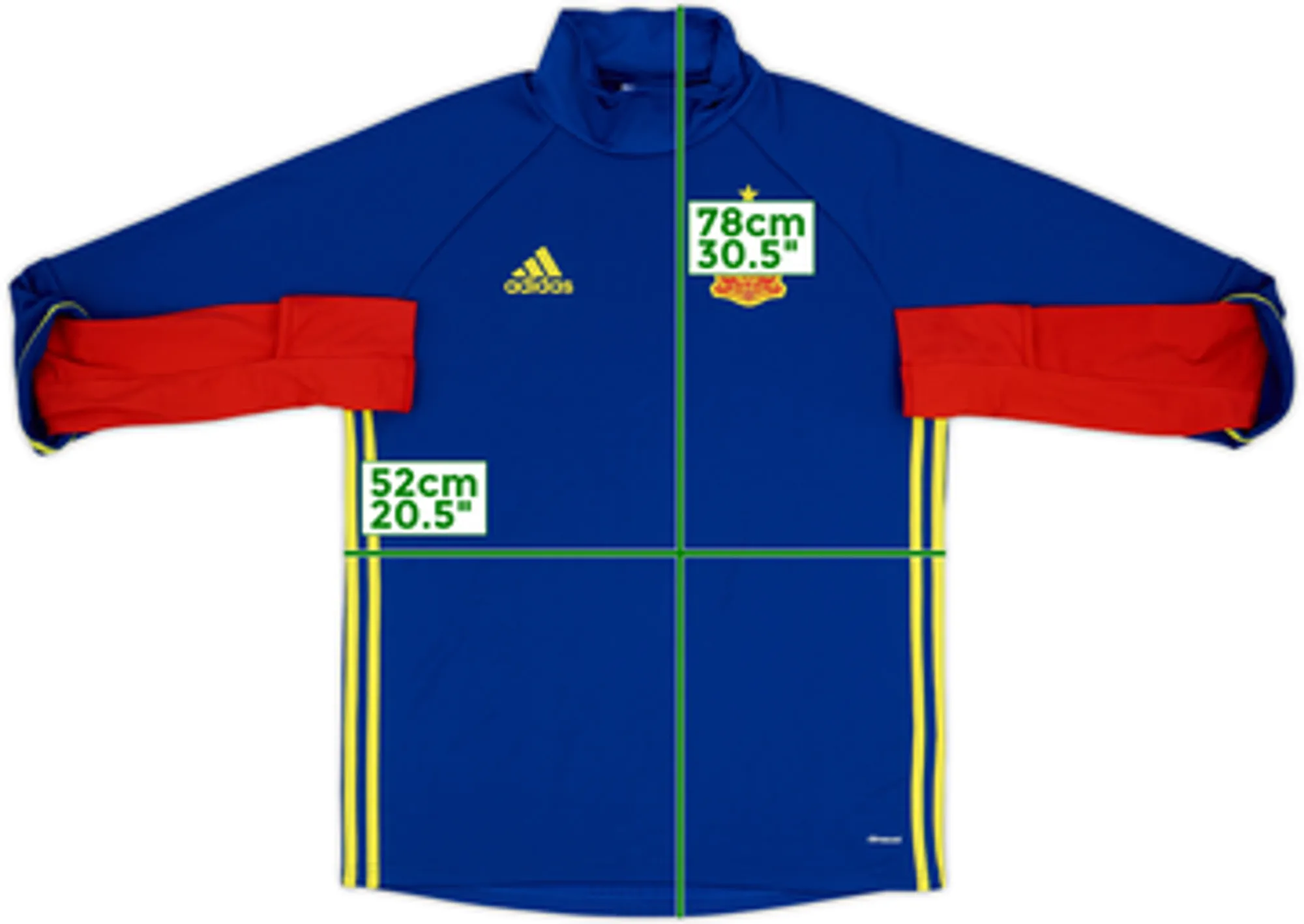 2016-17 Spain adidas Drill Top - 8/10 - (M)