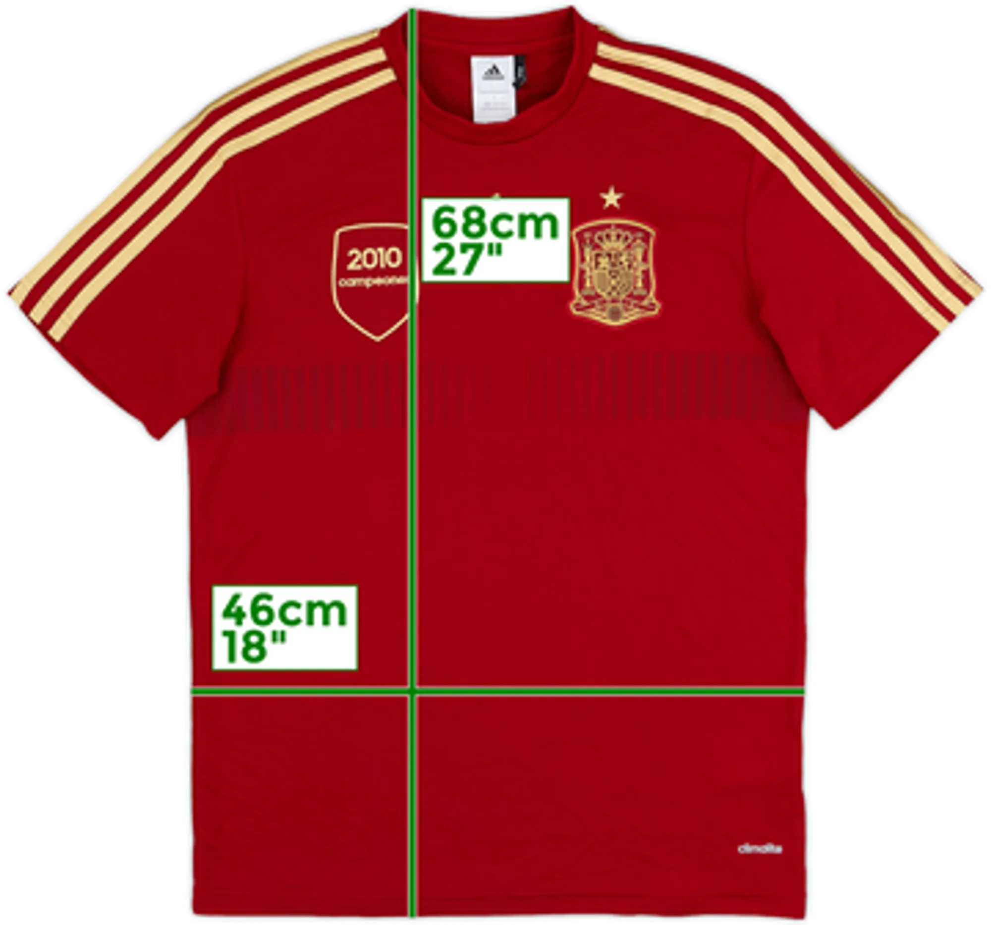 2013-15 Spain Campeones Training Shirt - 10/10 - (S)