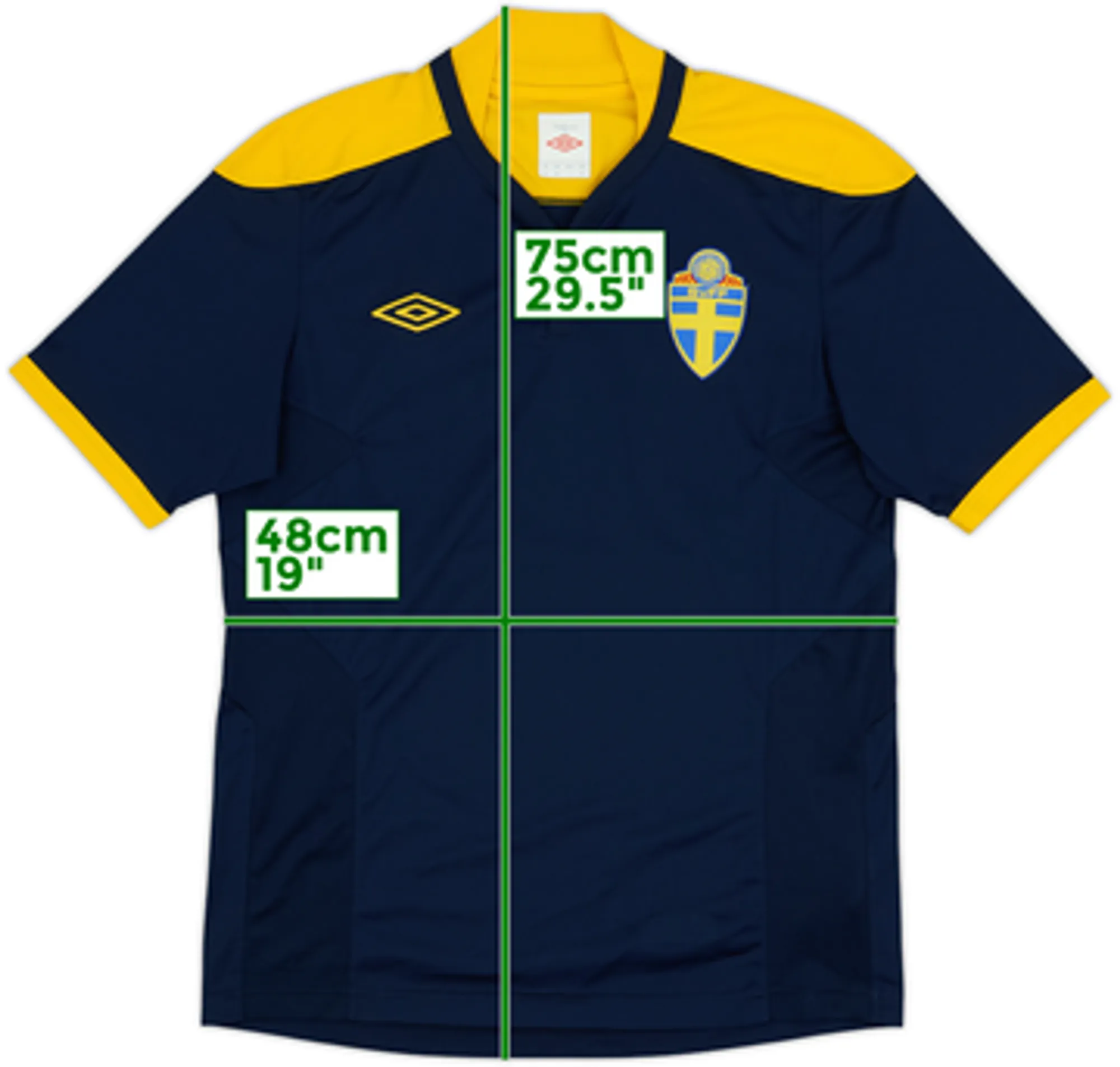 2010-11 Sweden Umbro Polo Shirt - 10/10 - (M)