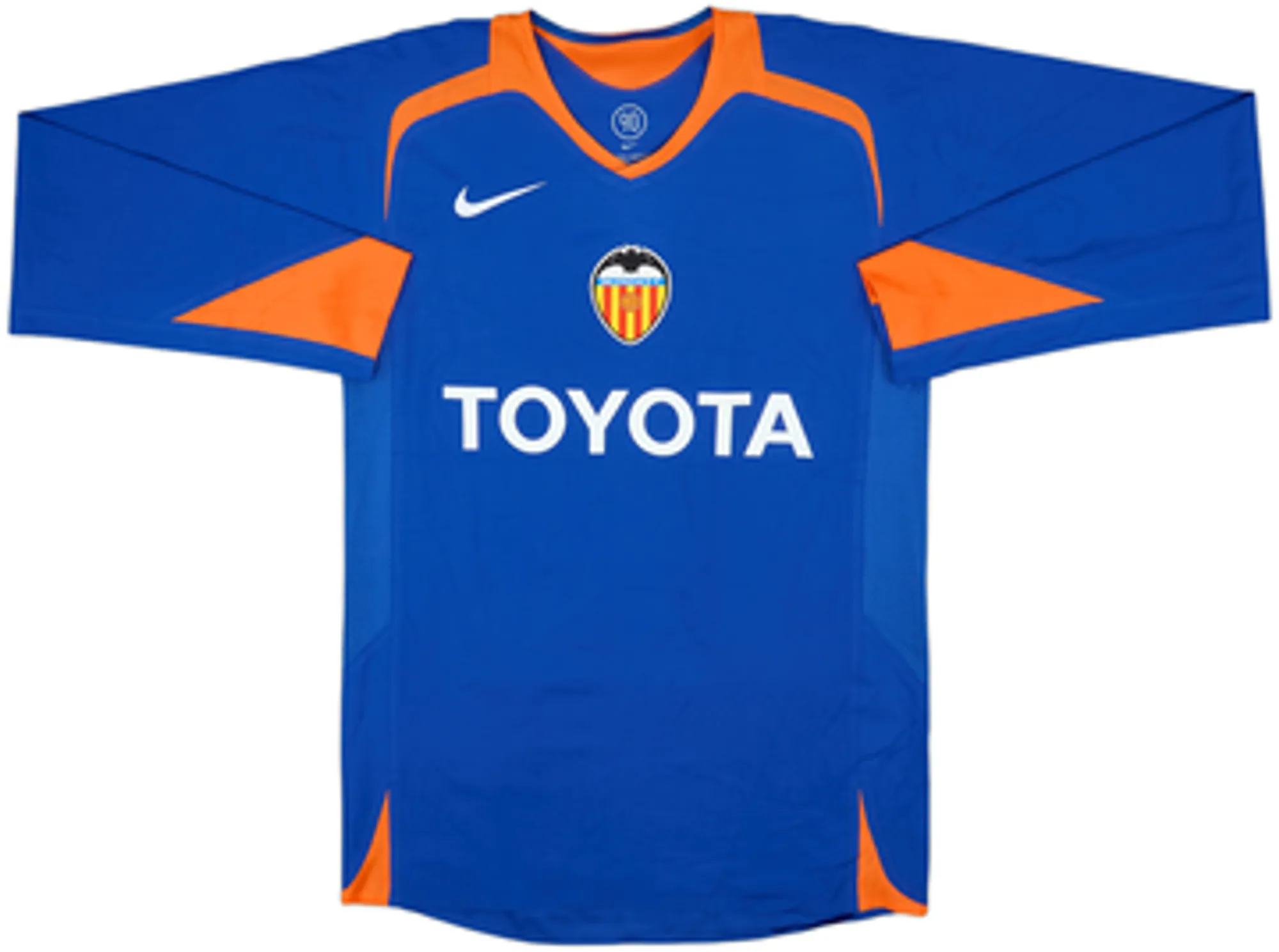 2005-06 Valencia Player Issue Away L/S Shirt David Villa #7 - 6/10 - (S)