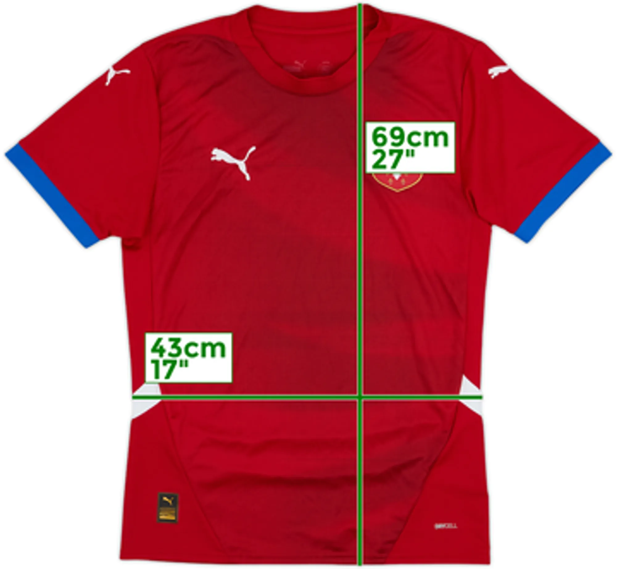 2024-25 Serbia Home Shirt - 8/10 - (S)