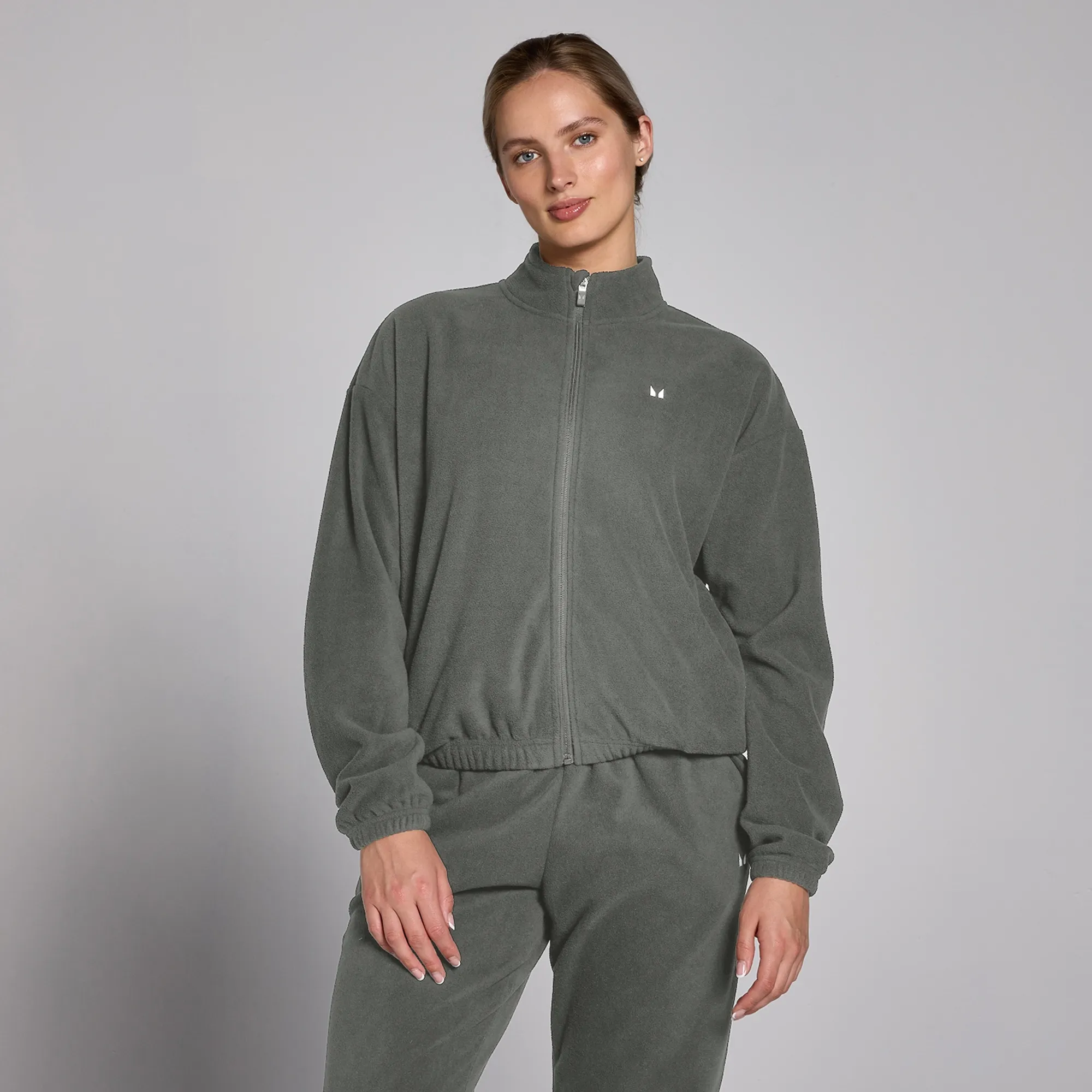 MP Women's Zip Through Fleece Jacket - Gunmetal - M