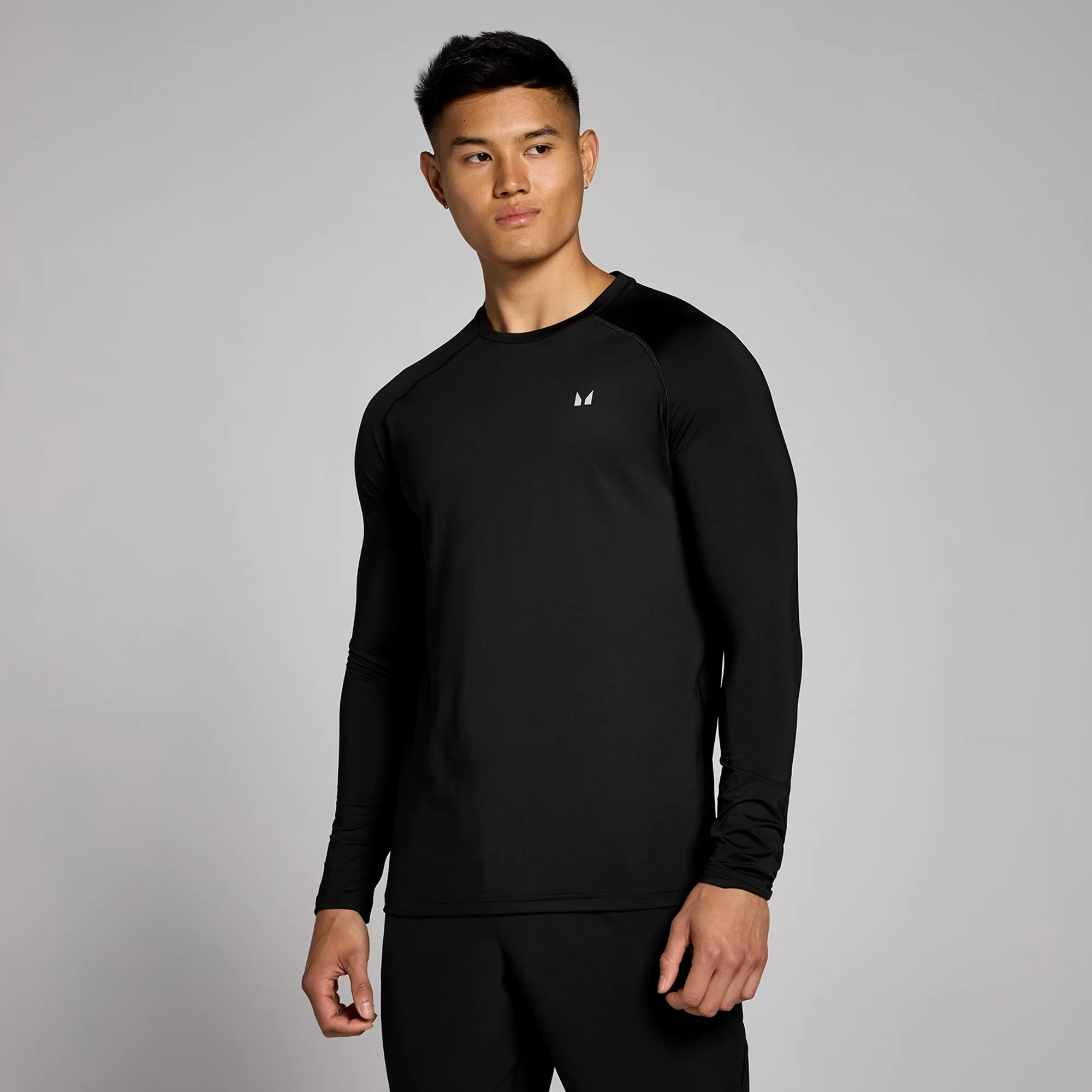 MP Men's Training Long Sleeve T-Shirt - Black - XXS