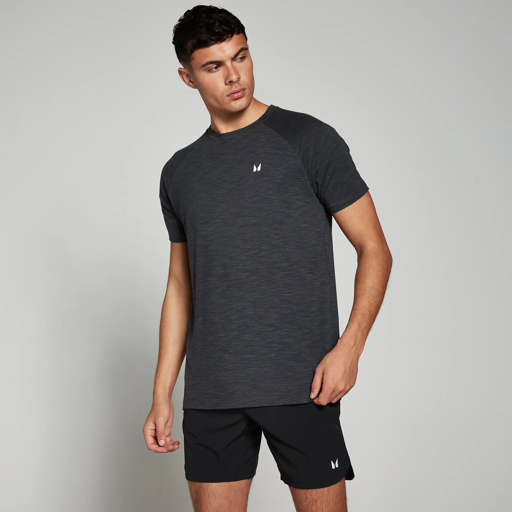 MP Men's Performance Short Sleeve T-Shirt - Black Marl - XL