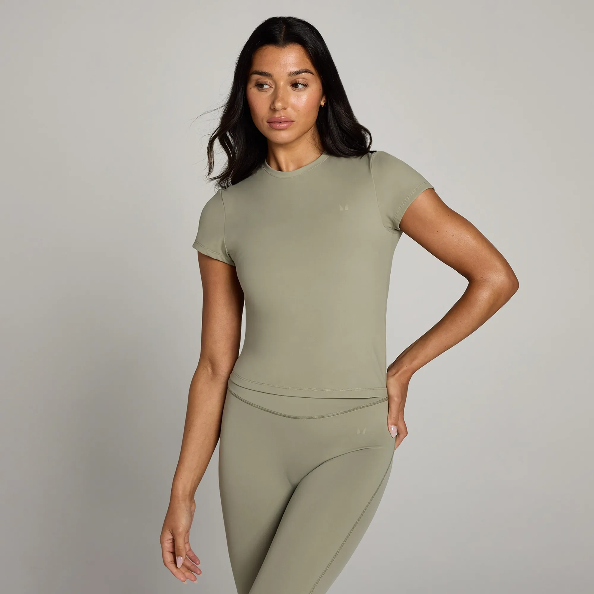 MP Women's Tempo Body Fit Short Sleeve T-Shirt - Brindle - XS