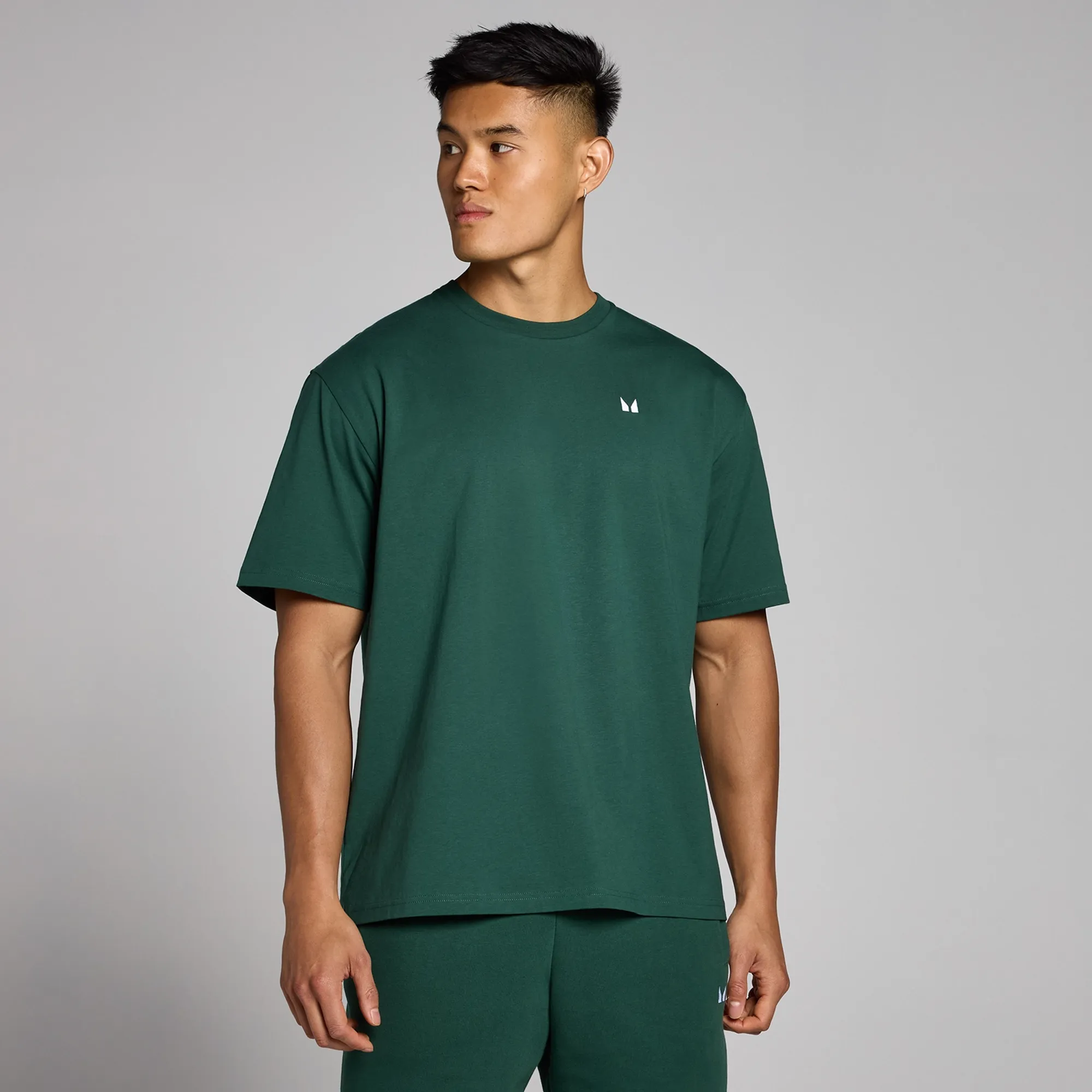 MP Men's Rest Day Oversized T-Shirt - Racing Green - XS