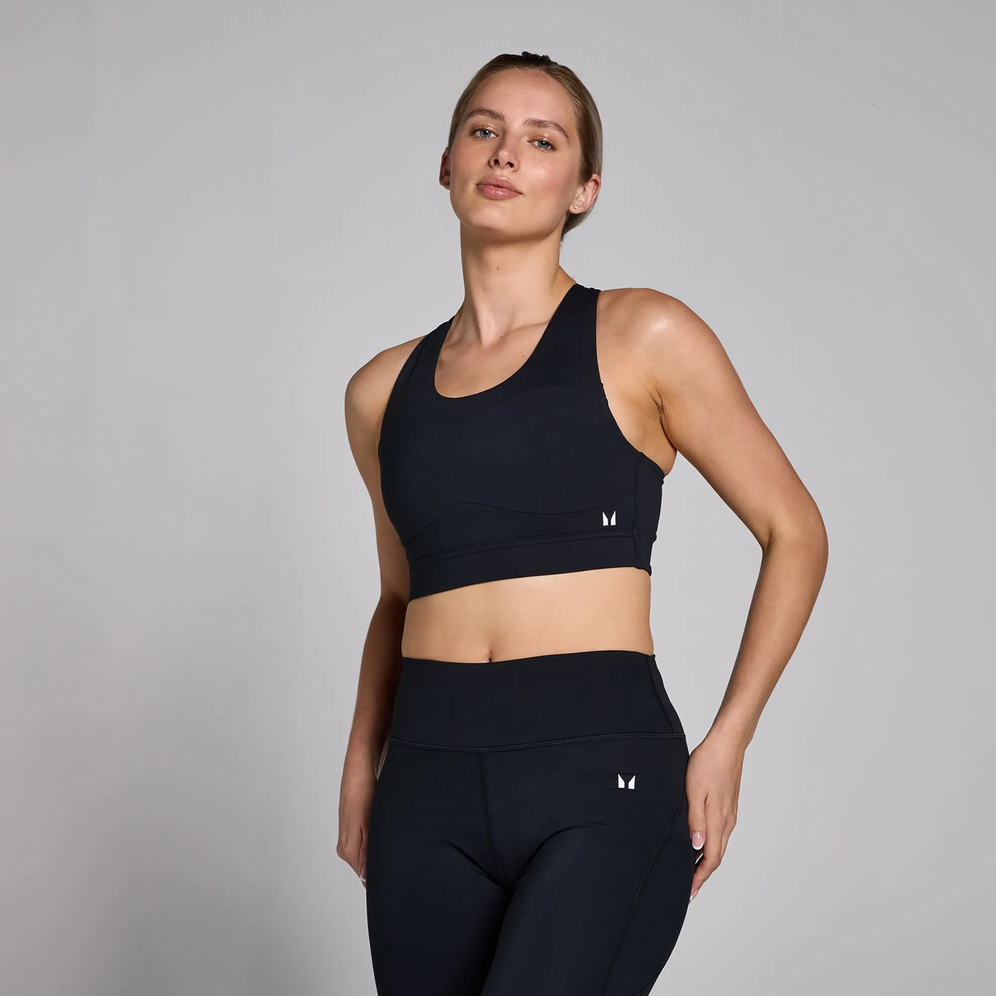 MP Women's Power High Support Bra - Black - XL