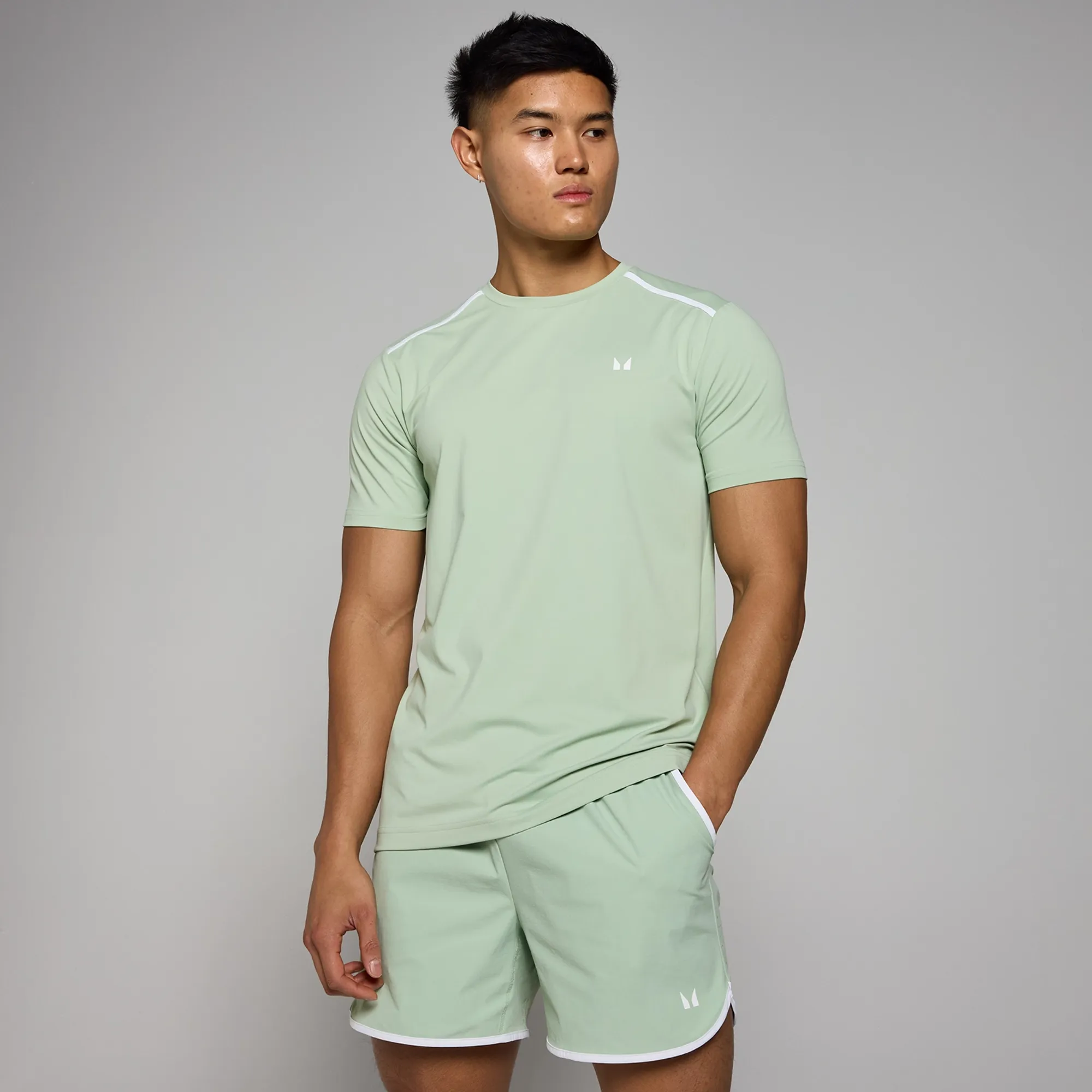MP Men's Tempo Binding T-Shirt - Frost Green - XXXL