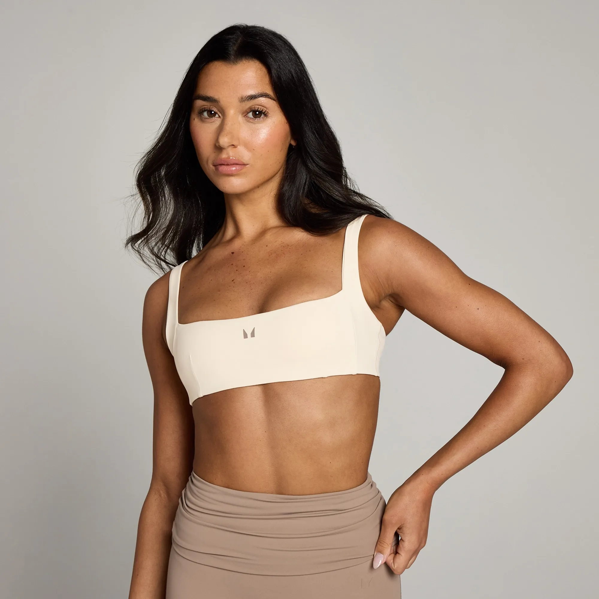 MP Women's Studio Open Back Sports Bra - Soft Cream - XL