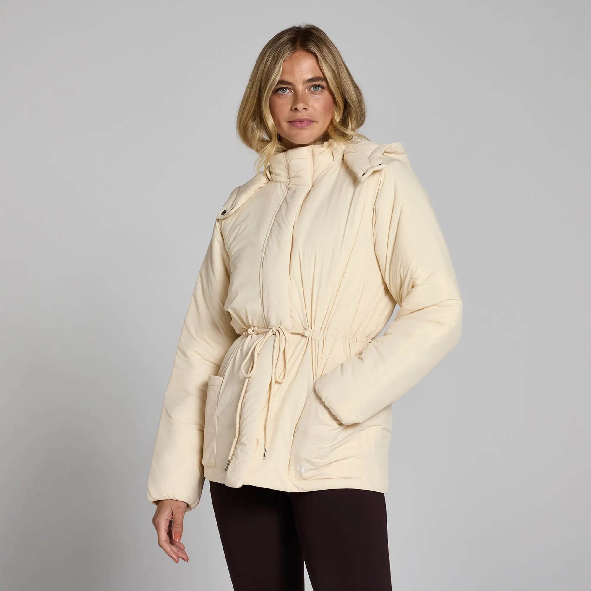 MP Women's Adjustable Waist Short Jacket - Soft Cream - XS