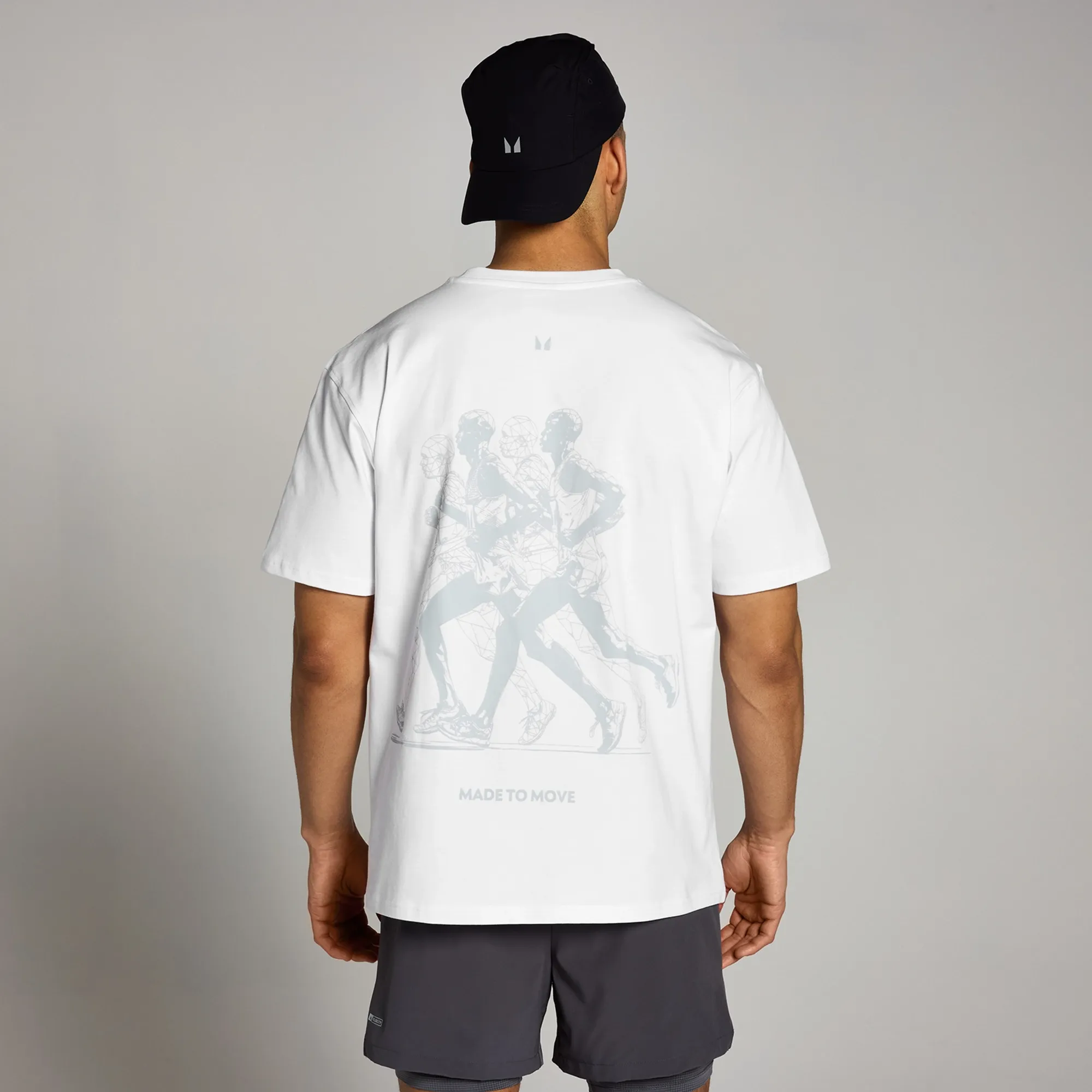 MP Velocity Ultra Jogging Graphic T-Shirt - White - XXS-XS
