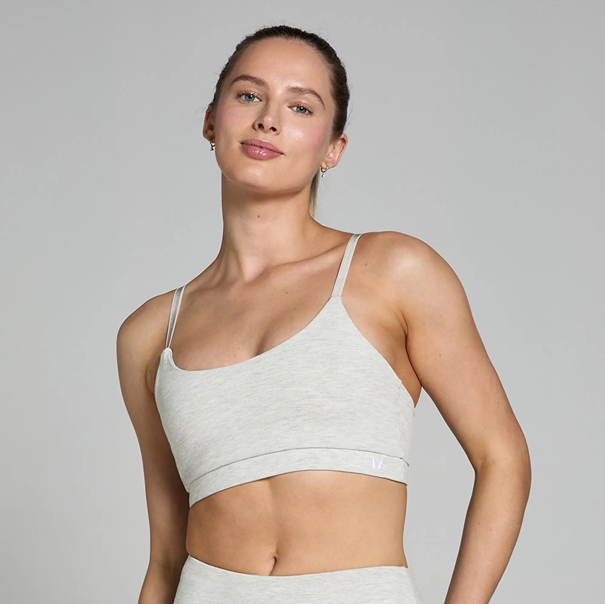 MP Women's Basics Bra - Light Grey Marl - XXS