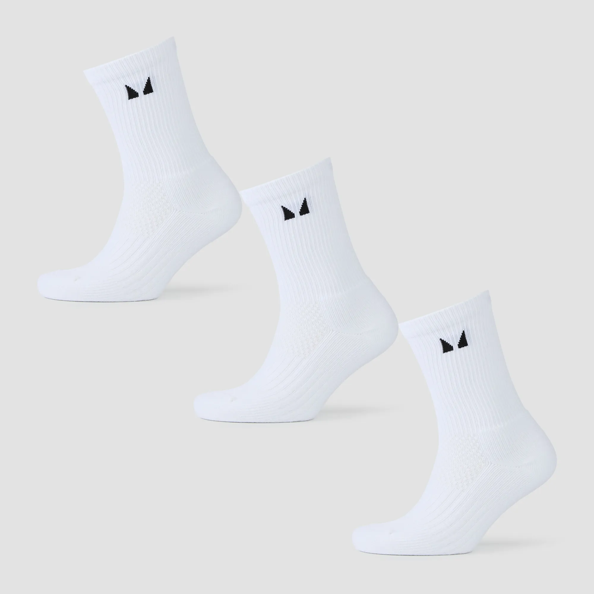 MP Running Socks (3 pack) - White - UK 2-5