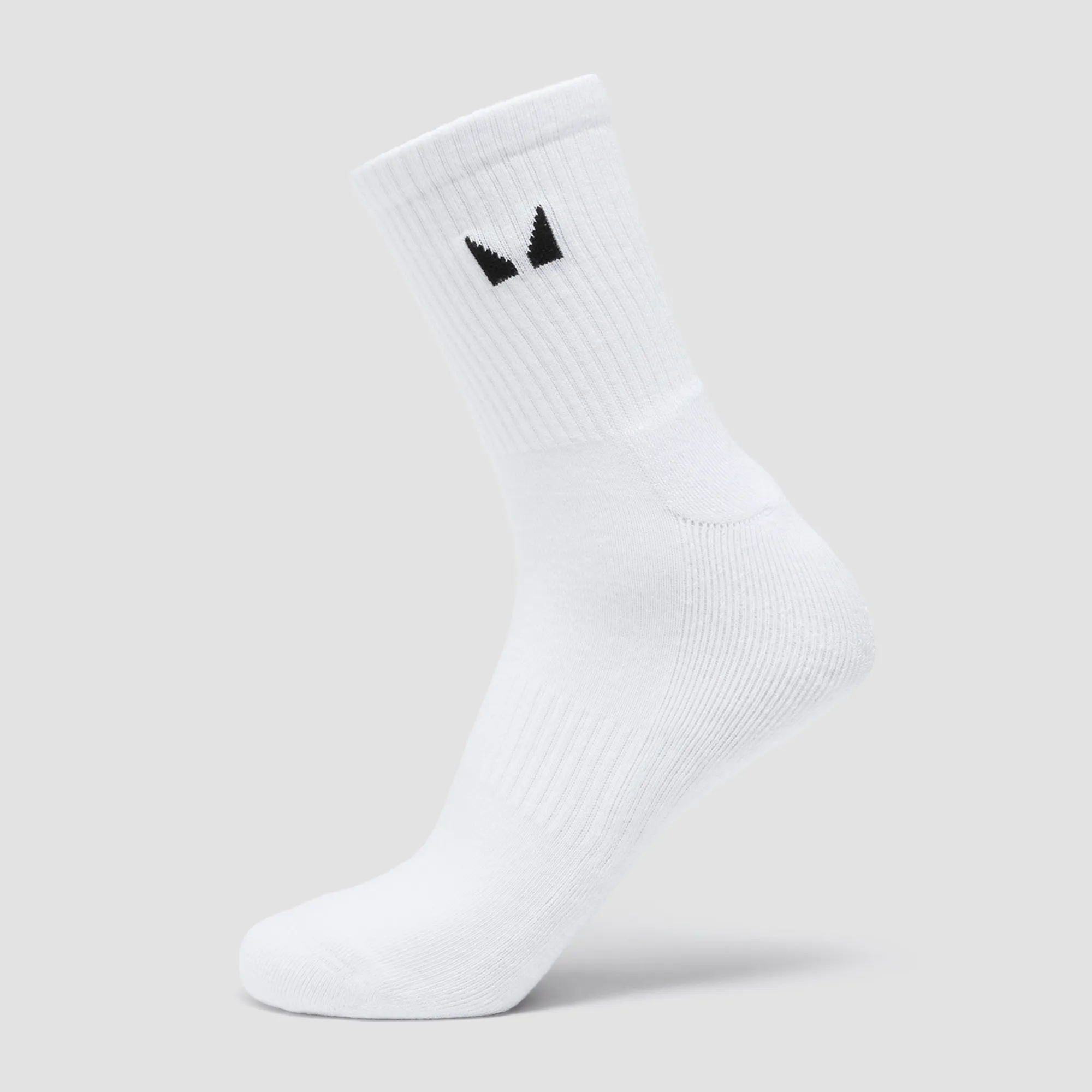 MP Unisex Crew Socks (1 Pack) - White - UK 2-5